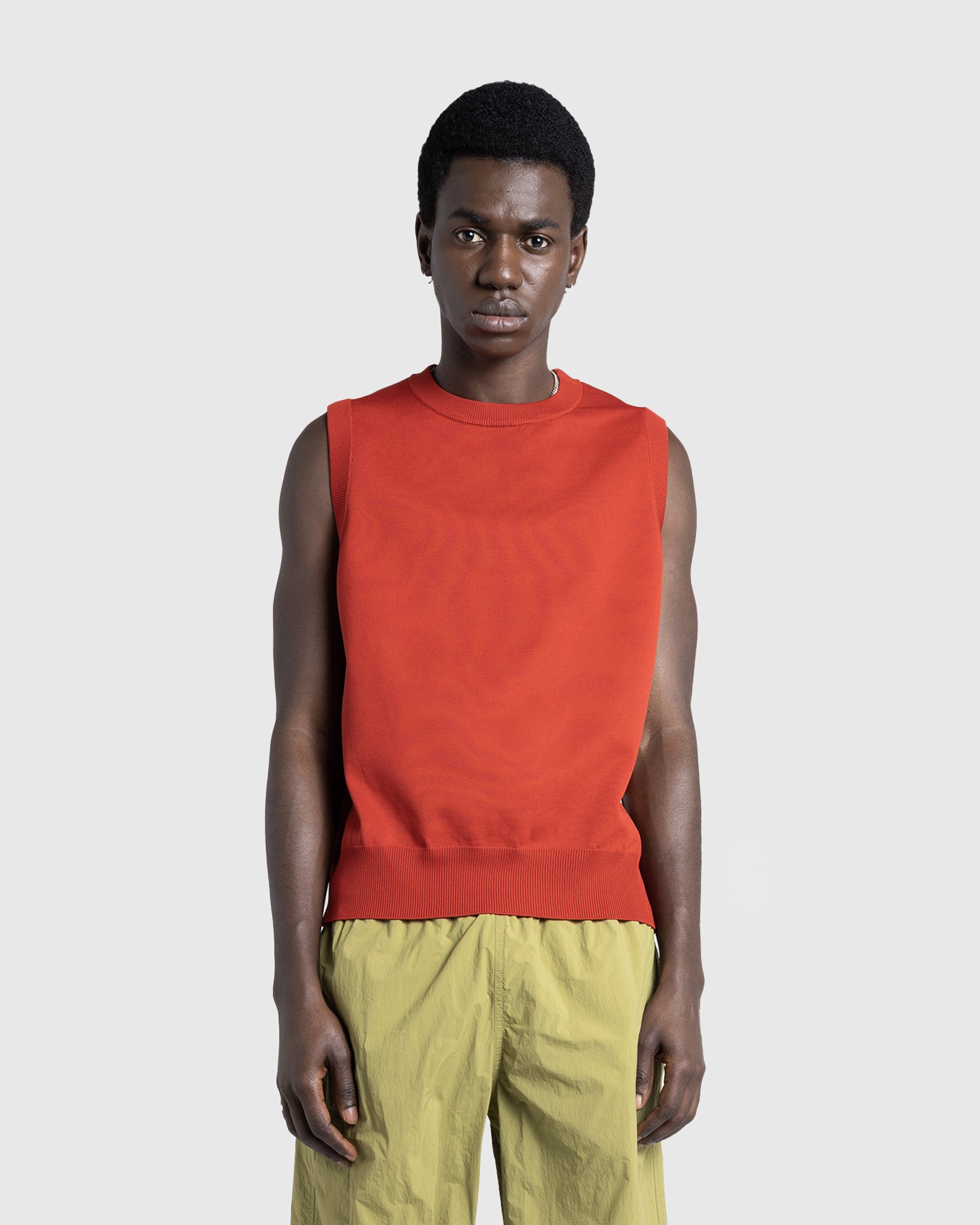 Highsnobiety HS05 - Poly Knit Tank Top Ruby Red - Clothing - Ruby Red - Image 3