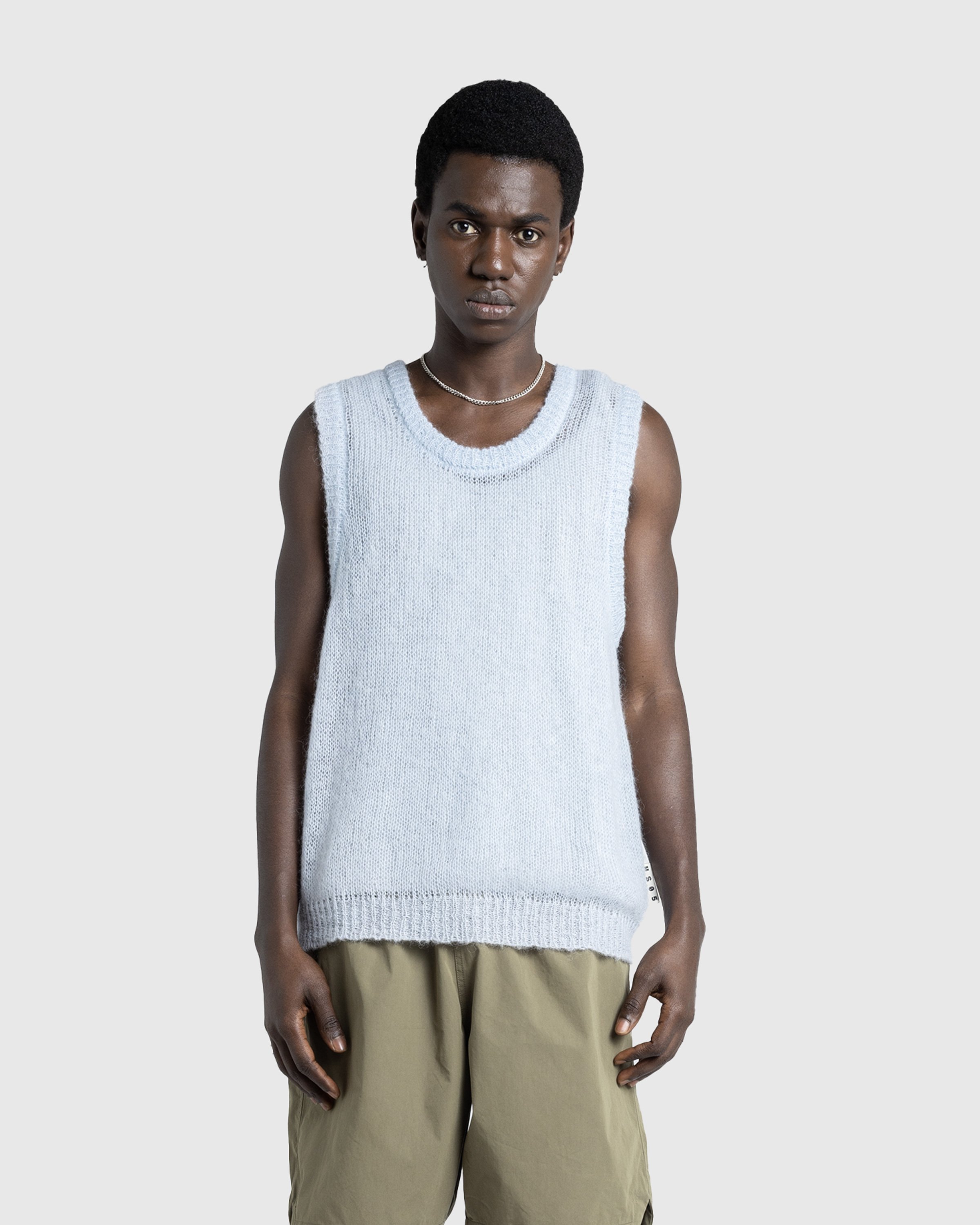 Highsnobiety HS05 - Loose Gage Tank Top Blue - Clothing - Blue - Image 3