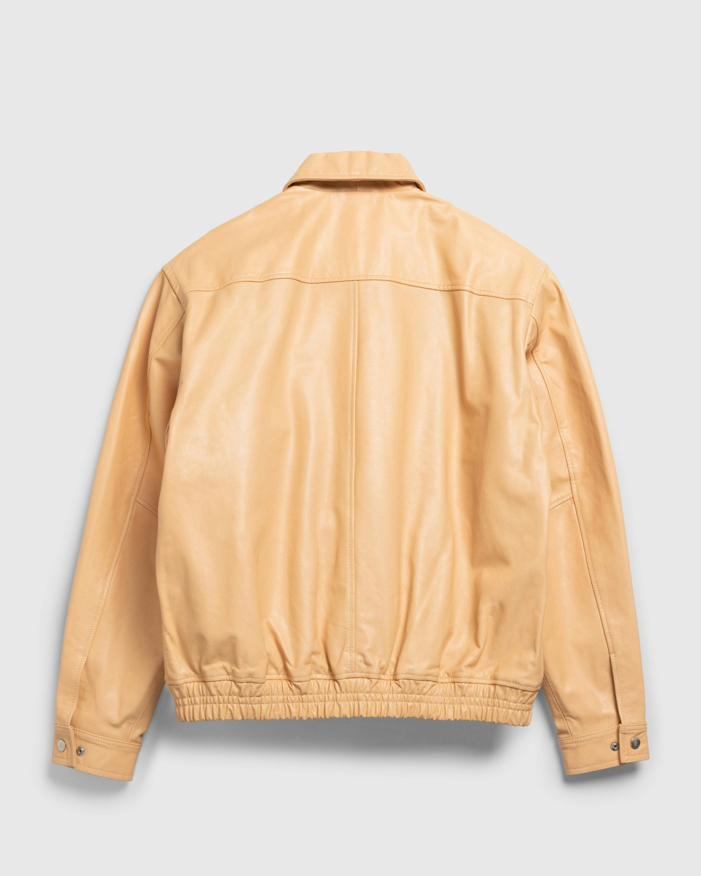 Highsnobiety HS05 - Leather Bomber - Clothing - Beige - Image 2