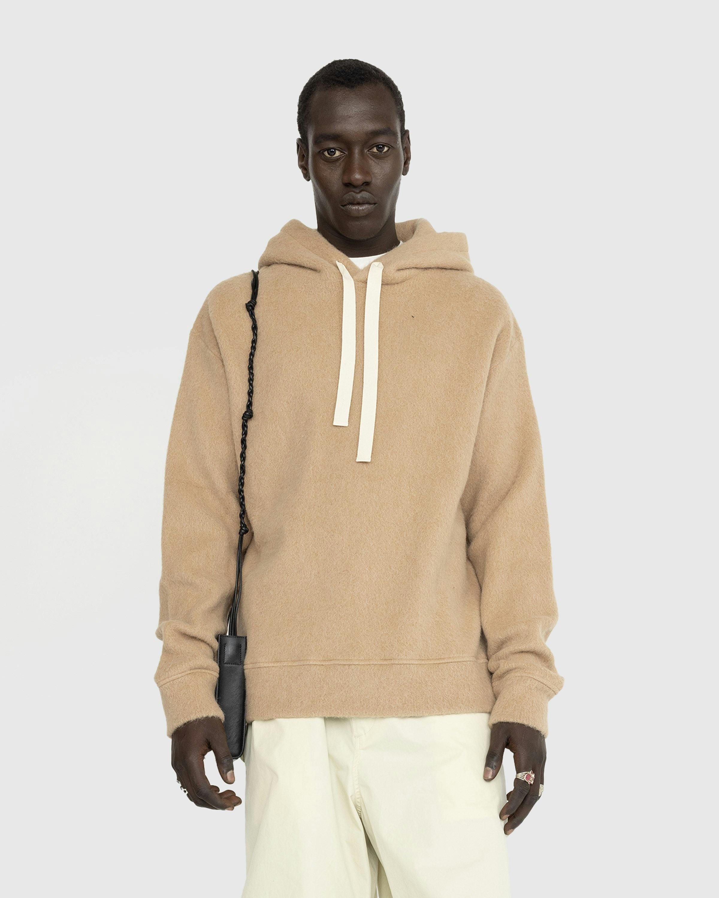 Jil Sander - Brushed Mohair Hoodie Hazel - Clothing - Brown - Image 2