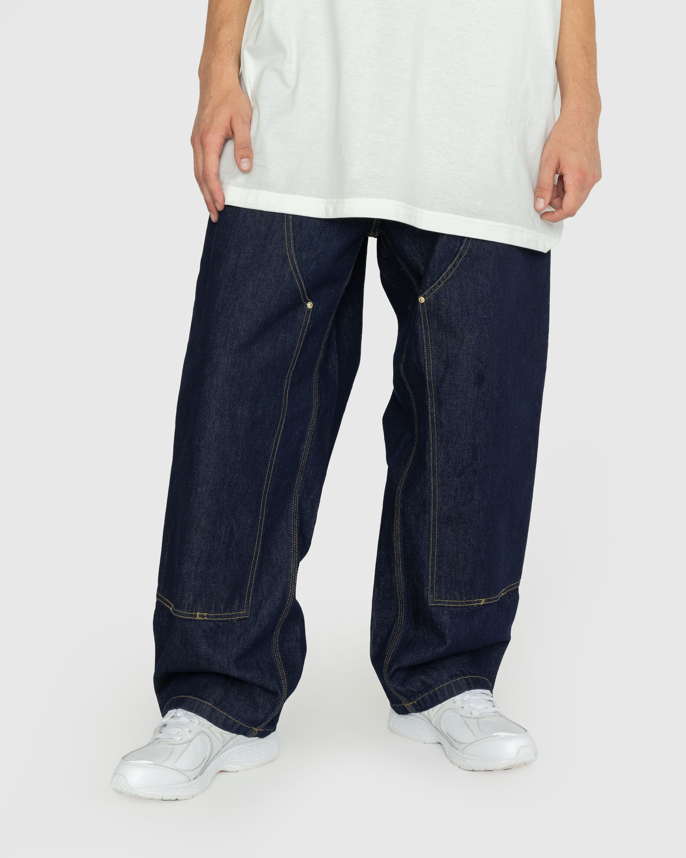 Carhartt WIP - Nash Double Knee Pant Blue - Clothing - Blue - Image 2