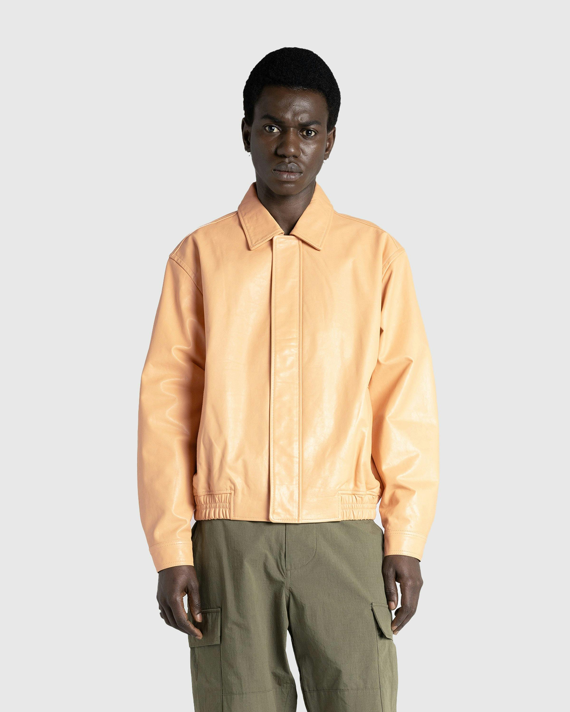 Highsnobiety HS05 - Leather Bomber - Clothing - Beige - Image 3