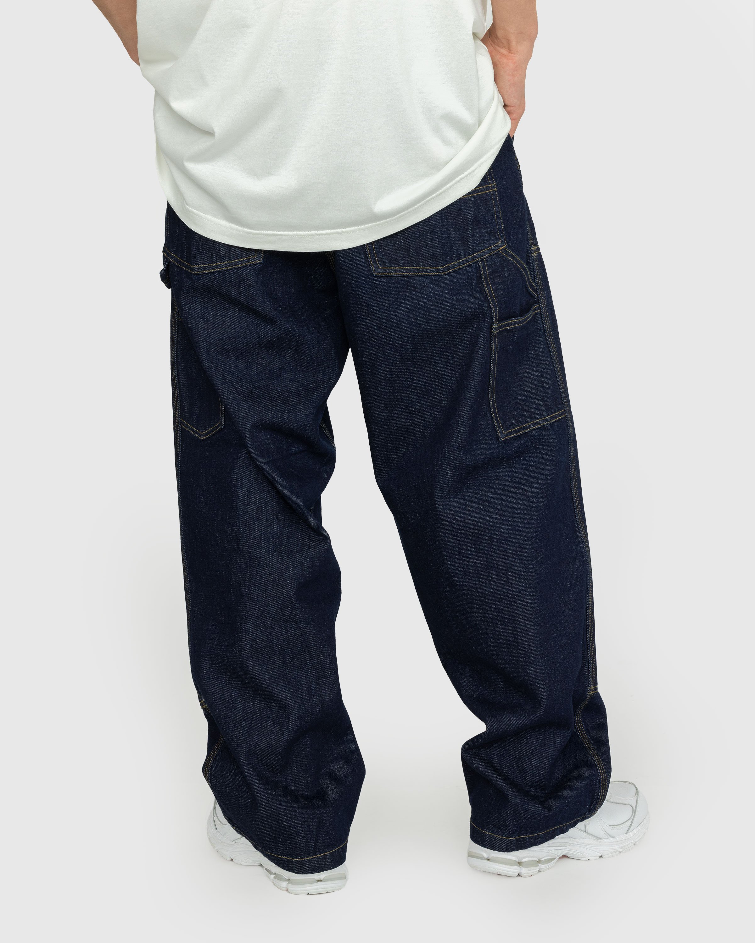 Carhartt WIP - Nash Double Knee Pant Blue - Clothing - Blue - Image 3