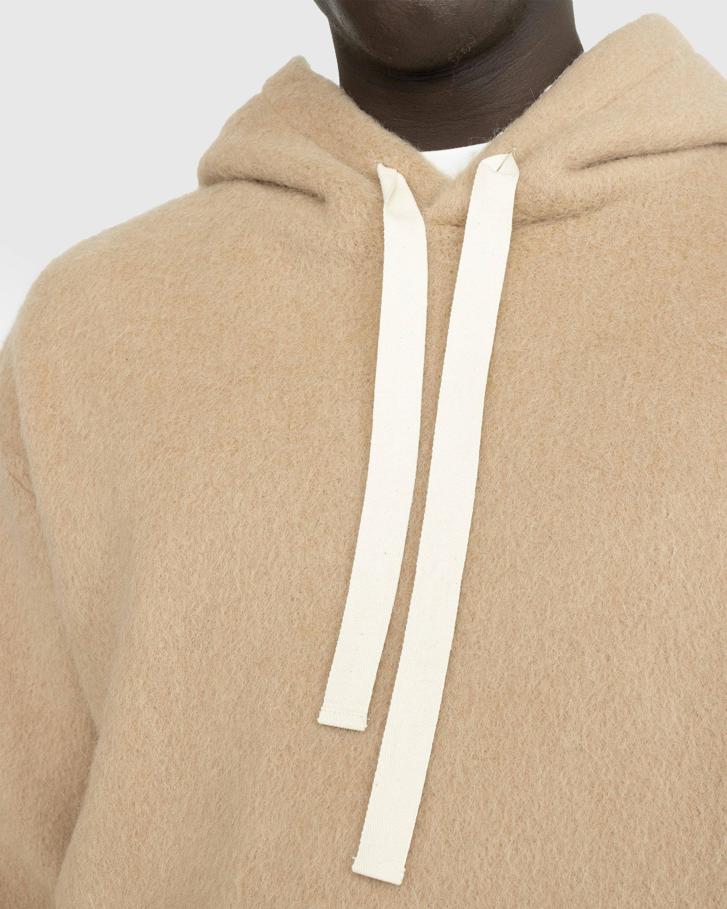 Jil Sander - Brushed Mohair Hoodie Hazel - Clothing - Brown - Image 5