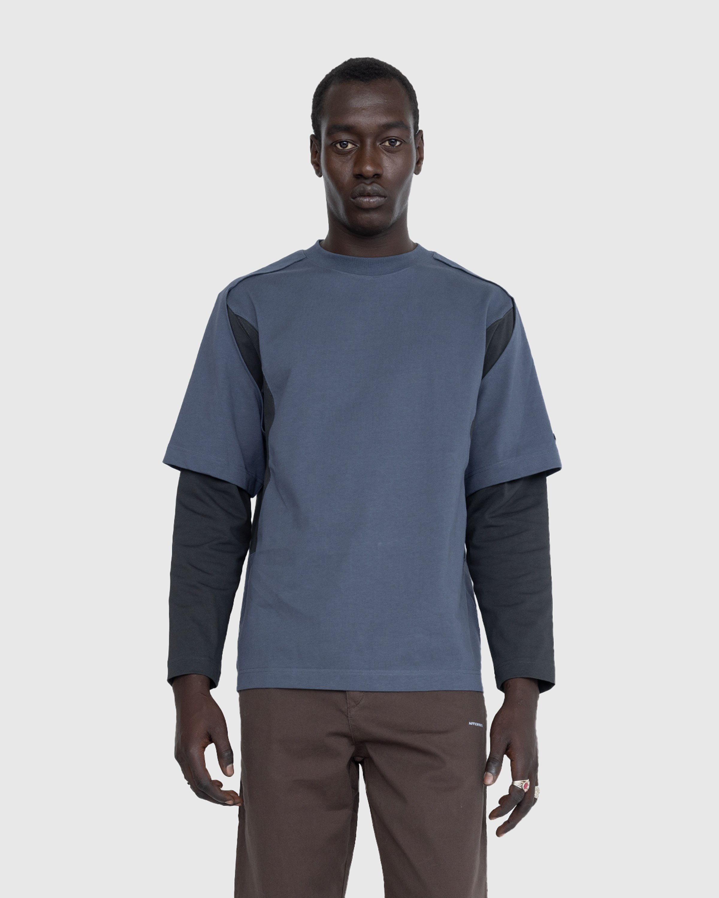AFFXWRKS - Dual Sleeve T-Shirt Muted Blue - Clothing - Blue - Image 2