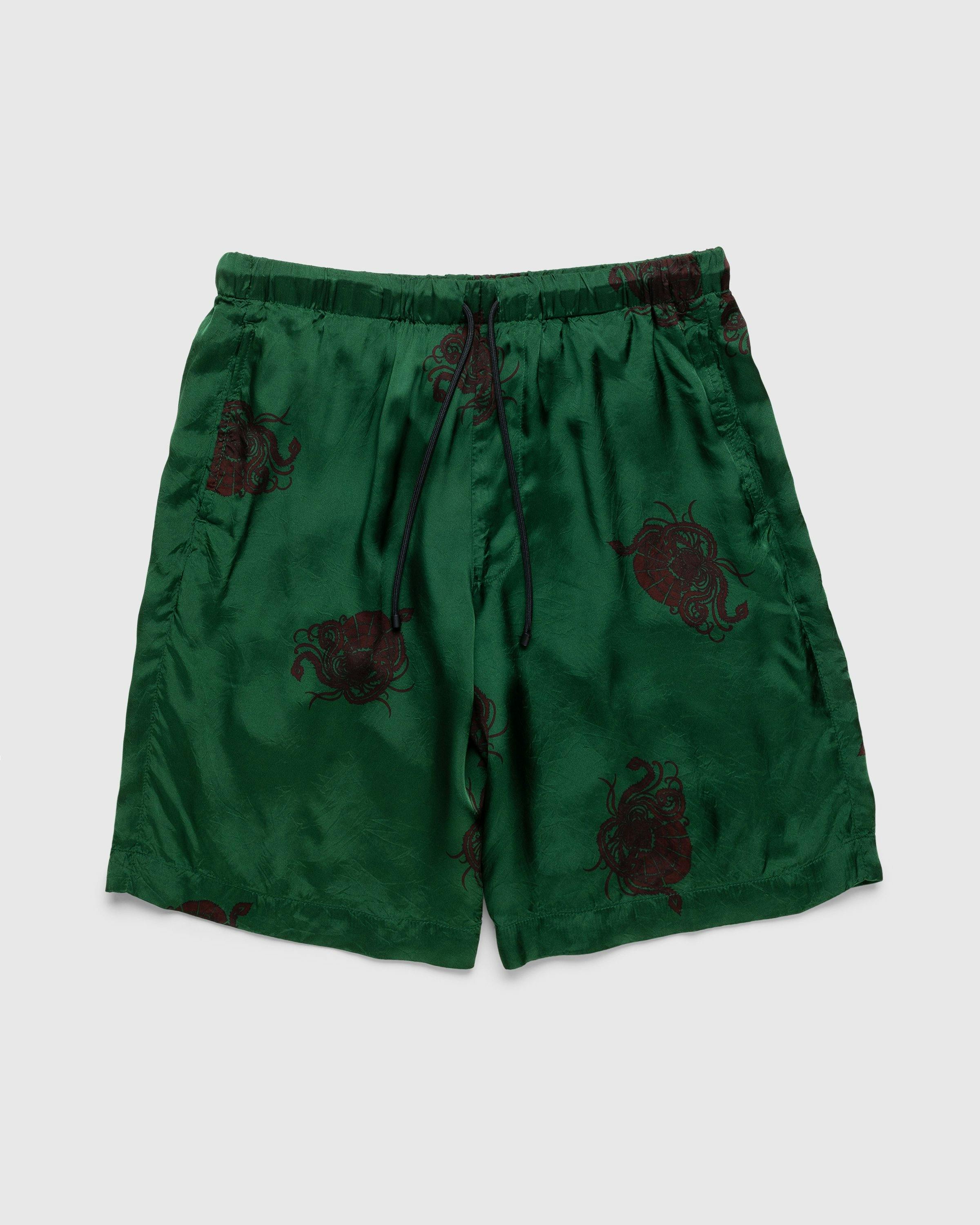 Dries van Noten - Piperi Shorts Green - Clothing - Green - Image 1