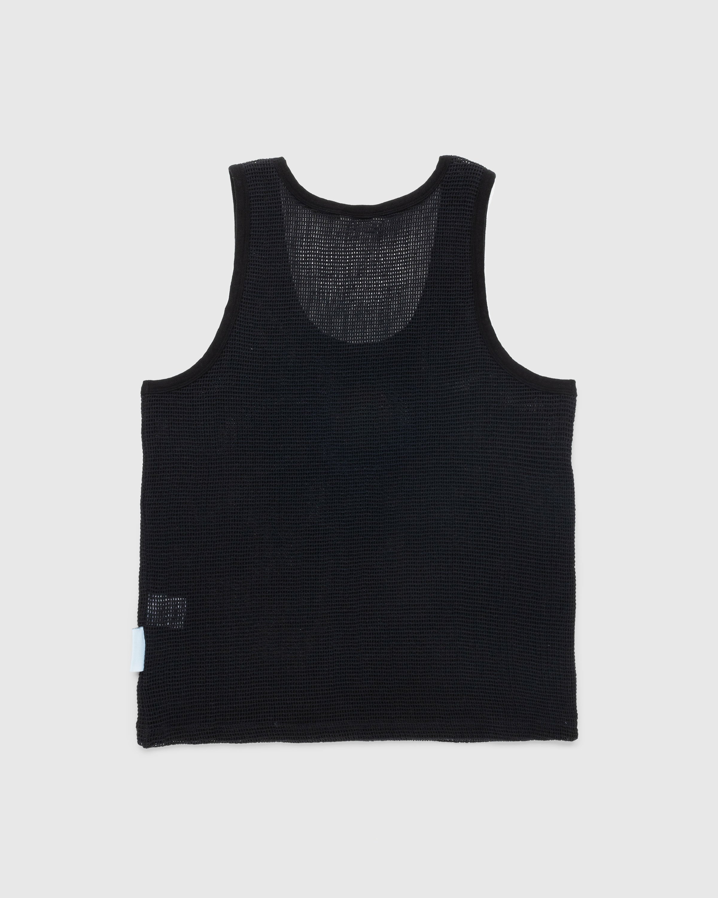 Highsnobiety - Cotton Mesh Knit Tank Top Black - Clothing - Black - Image 2