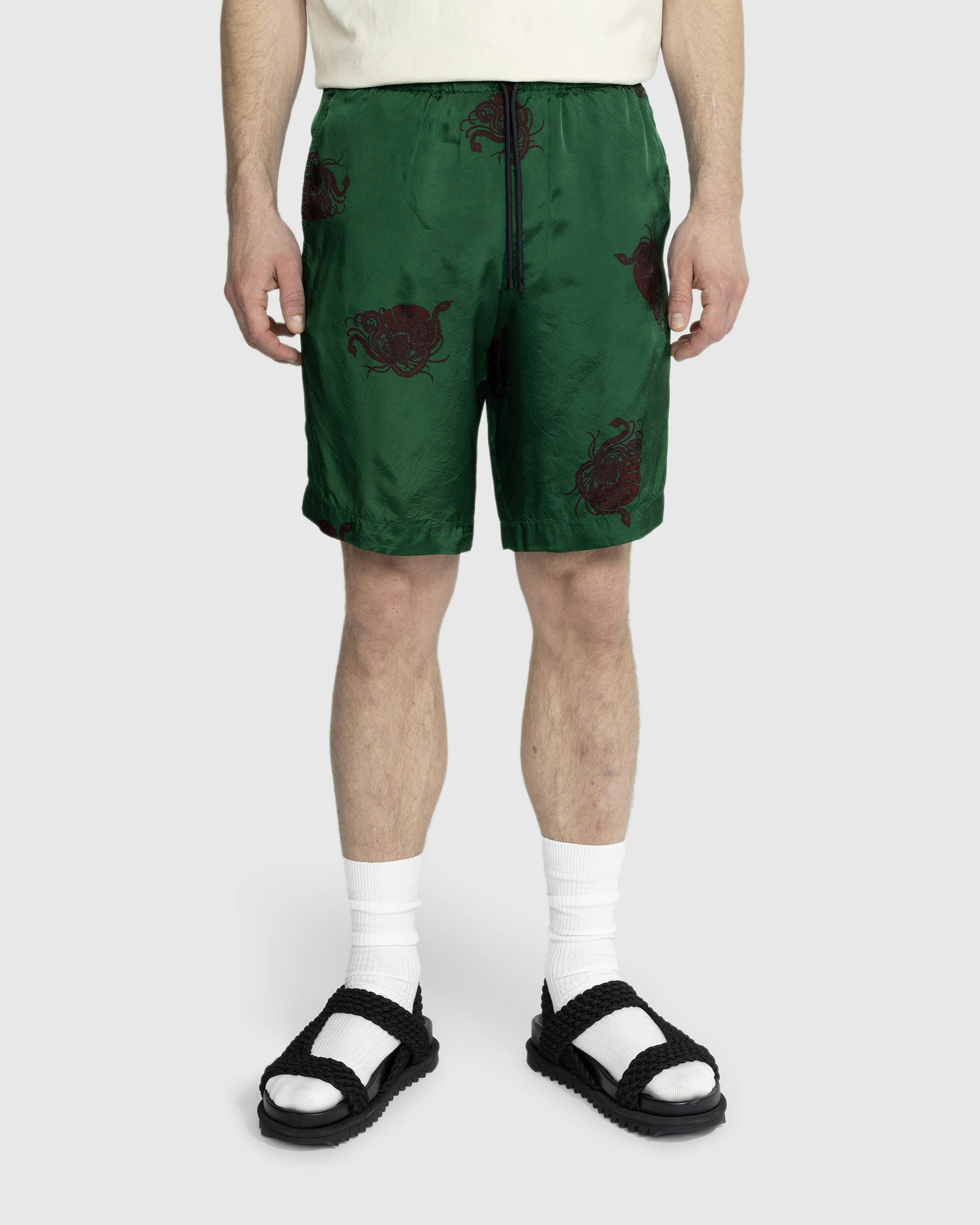 Dries van Noten - Piperi Shorts Green - Clothing - Green - Image 2