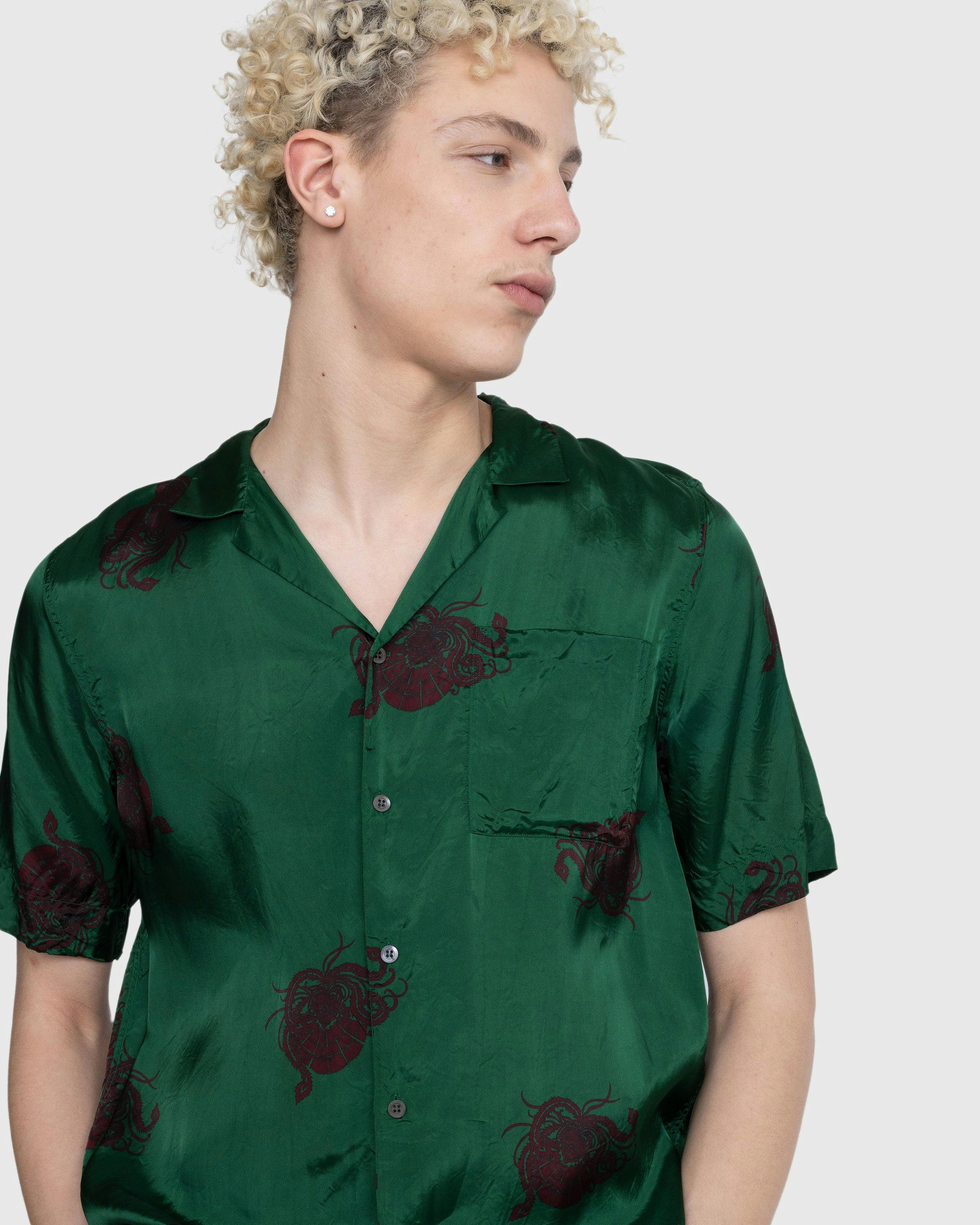 Dries Van Noten Men's Carlton Shirt Green