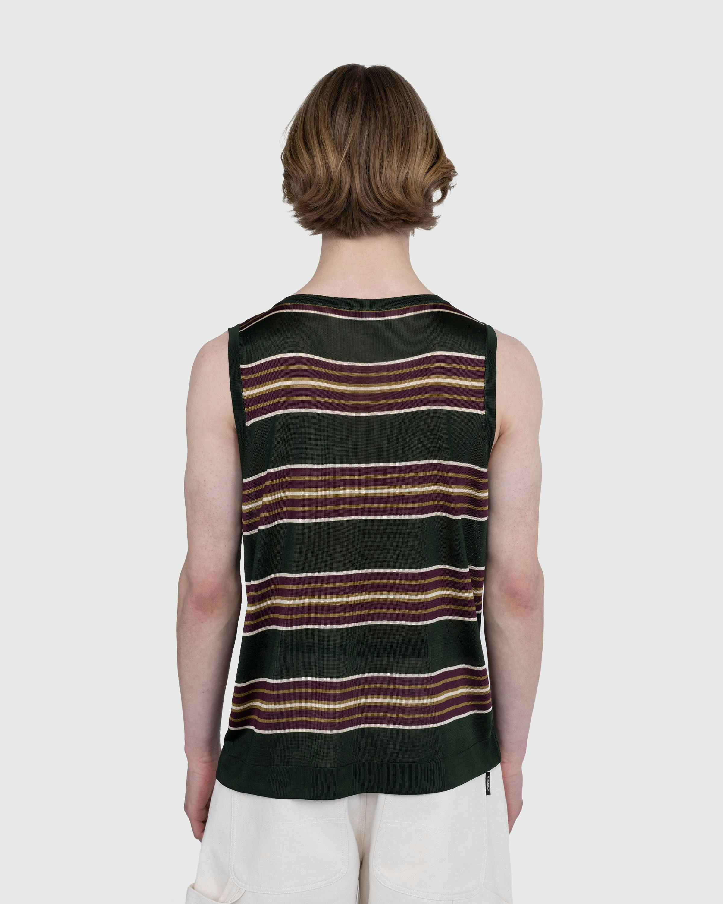 Dries van Noten - Milenco Striped Tank Top Bottle - Clothing - Green - Image 3