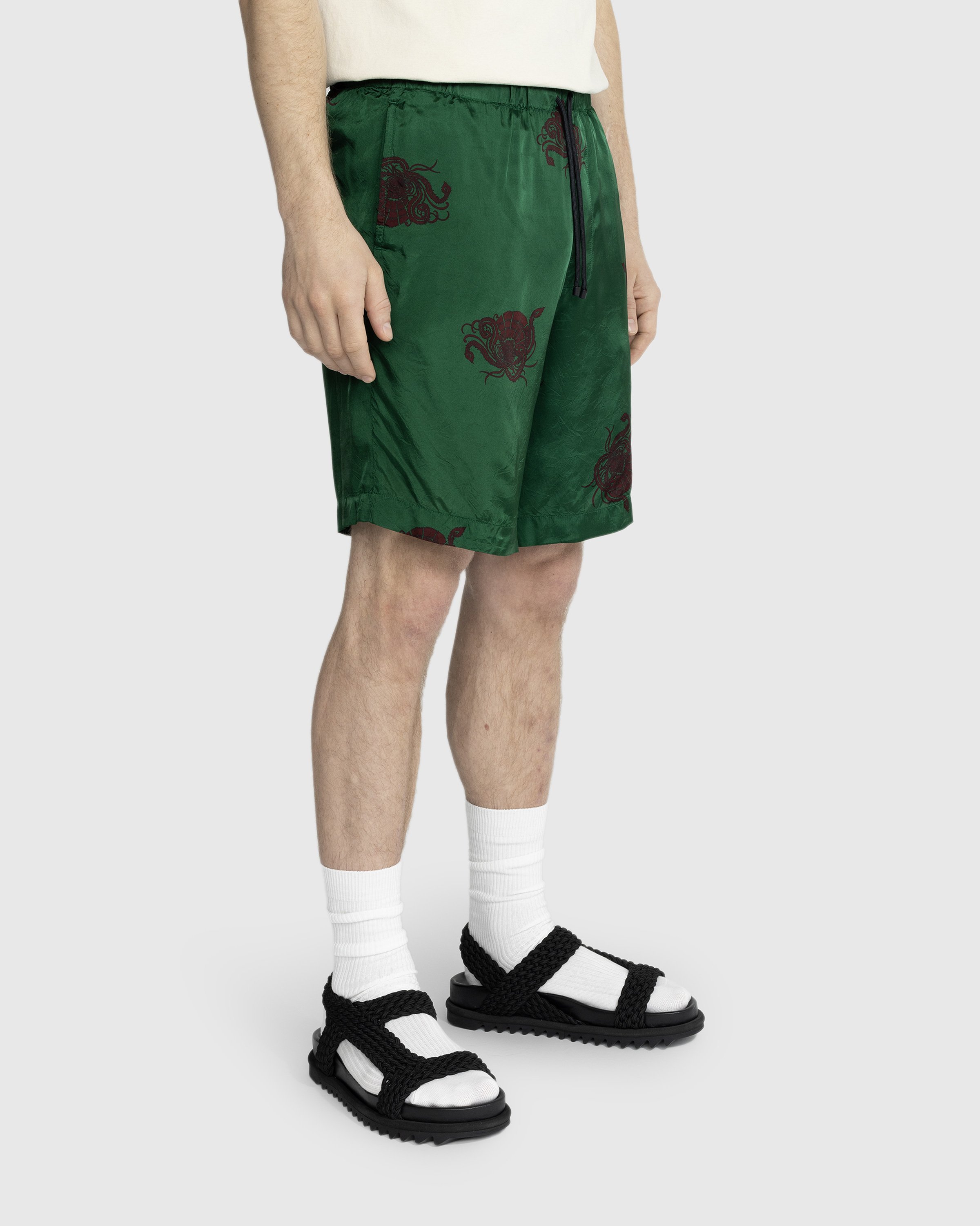 Dries van Noten - Piperi Shorts Green - Clothing - Green - Image 4