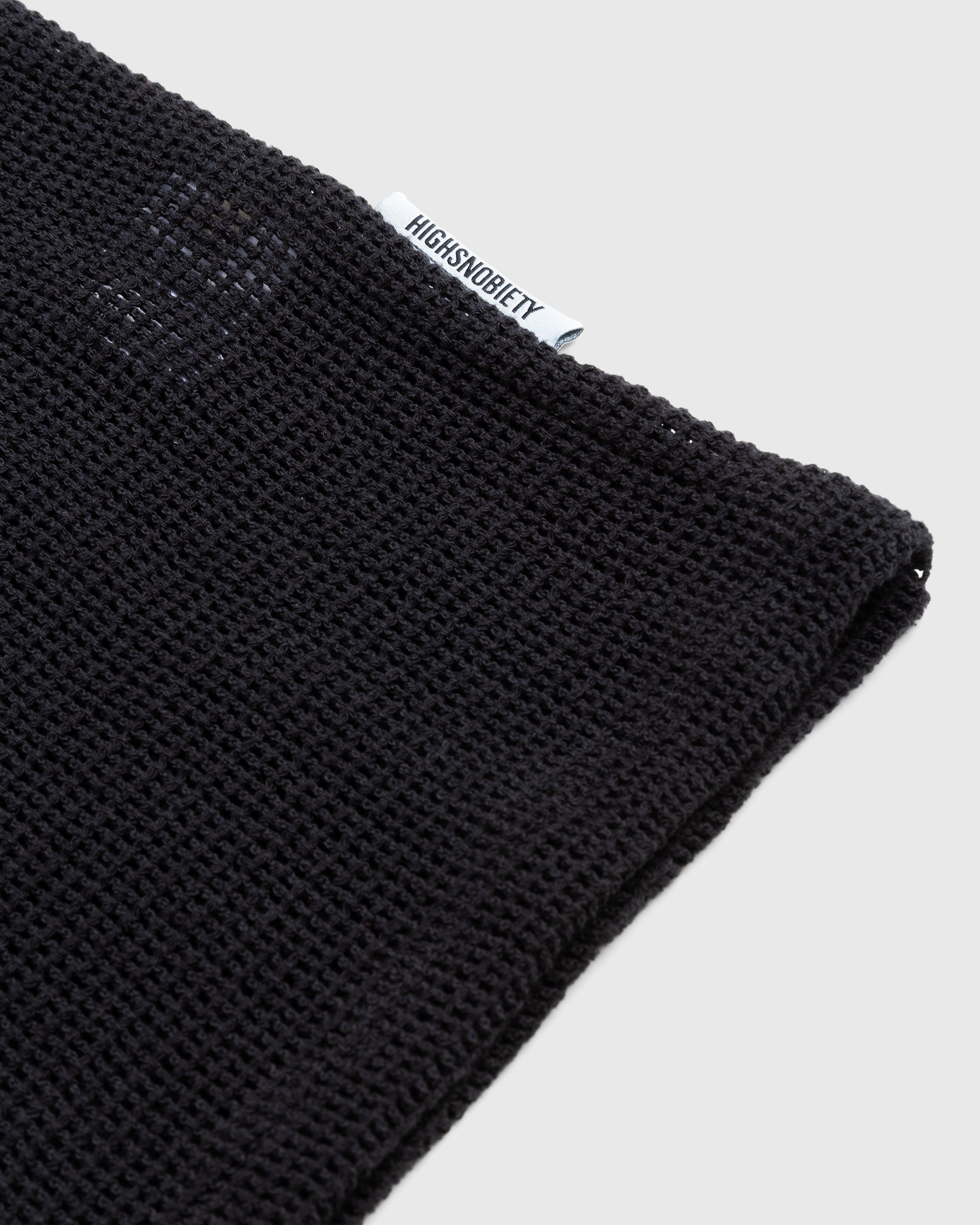 Highsnobiety - Cotton Mesh Knit Tank Top Black - Clothing - Black - Image 7