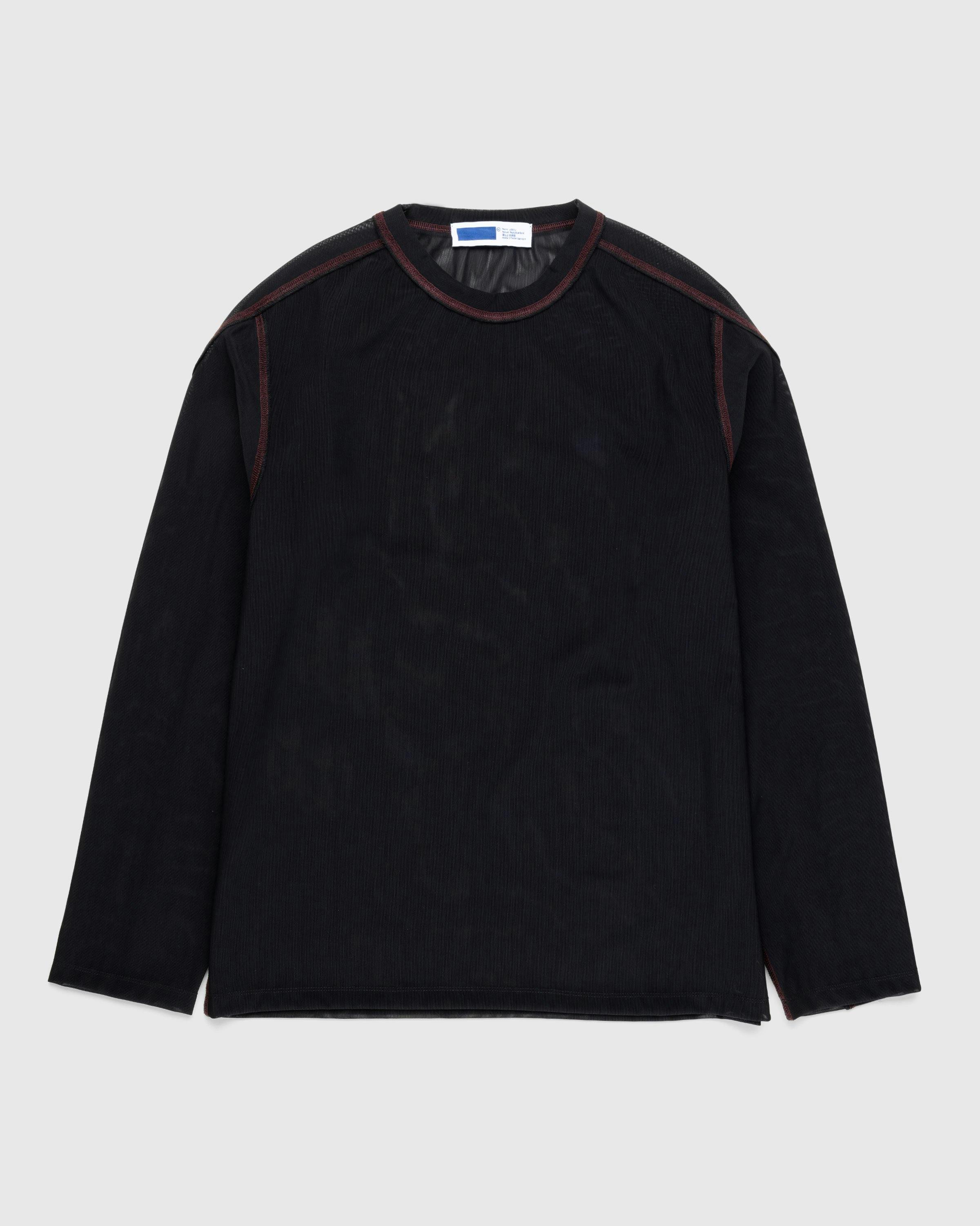 AFFXWRKS - Boxed Mesh Pullover Black - Clothing - Black - Image 1