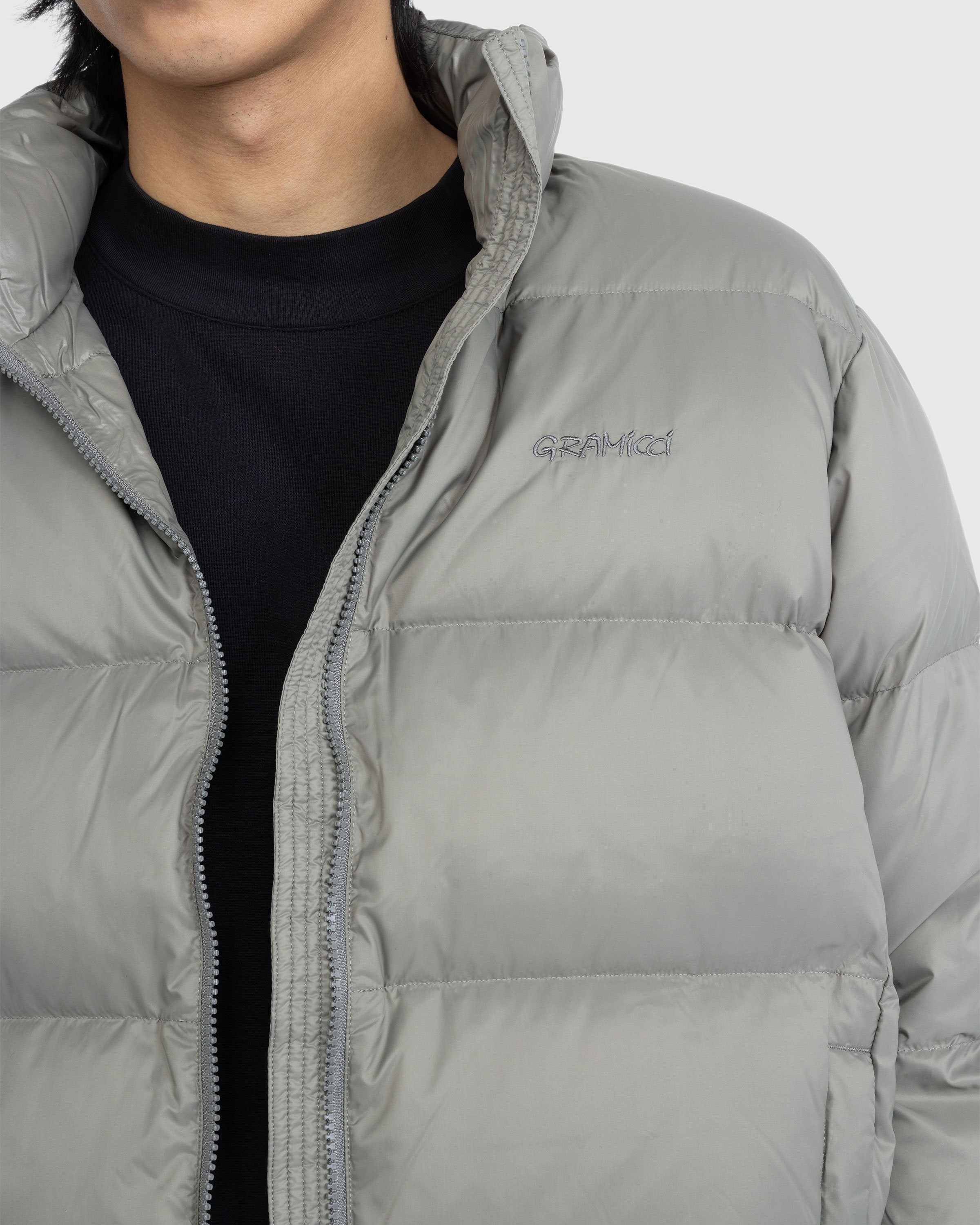Gramicci - Down Puffer Jacket Seal Gray - Clothing - Grey - Image 7