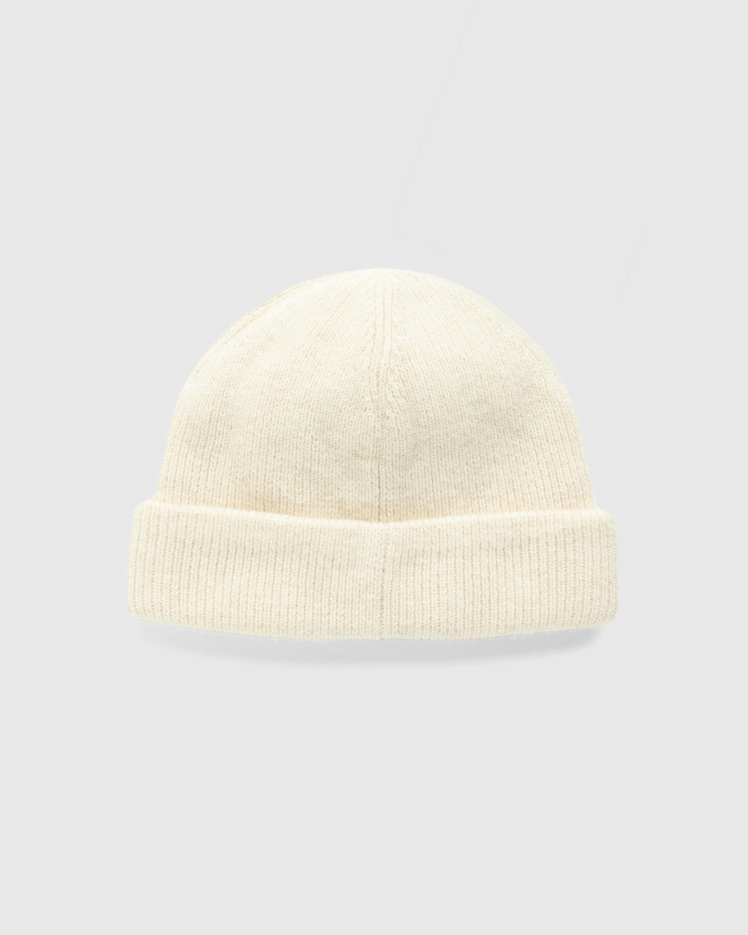 Acne Studios - Rib Knit Beanie Oatmeal Melange - Accessories - Beige - Image 1