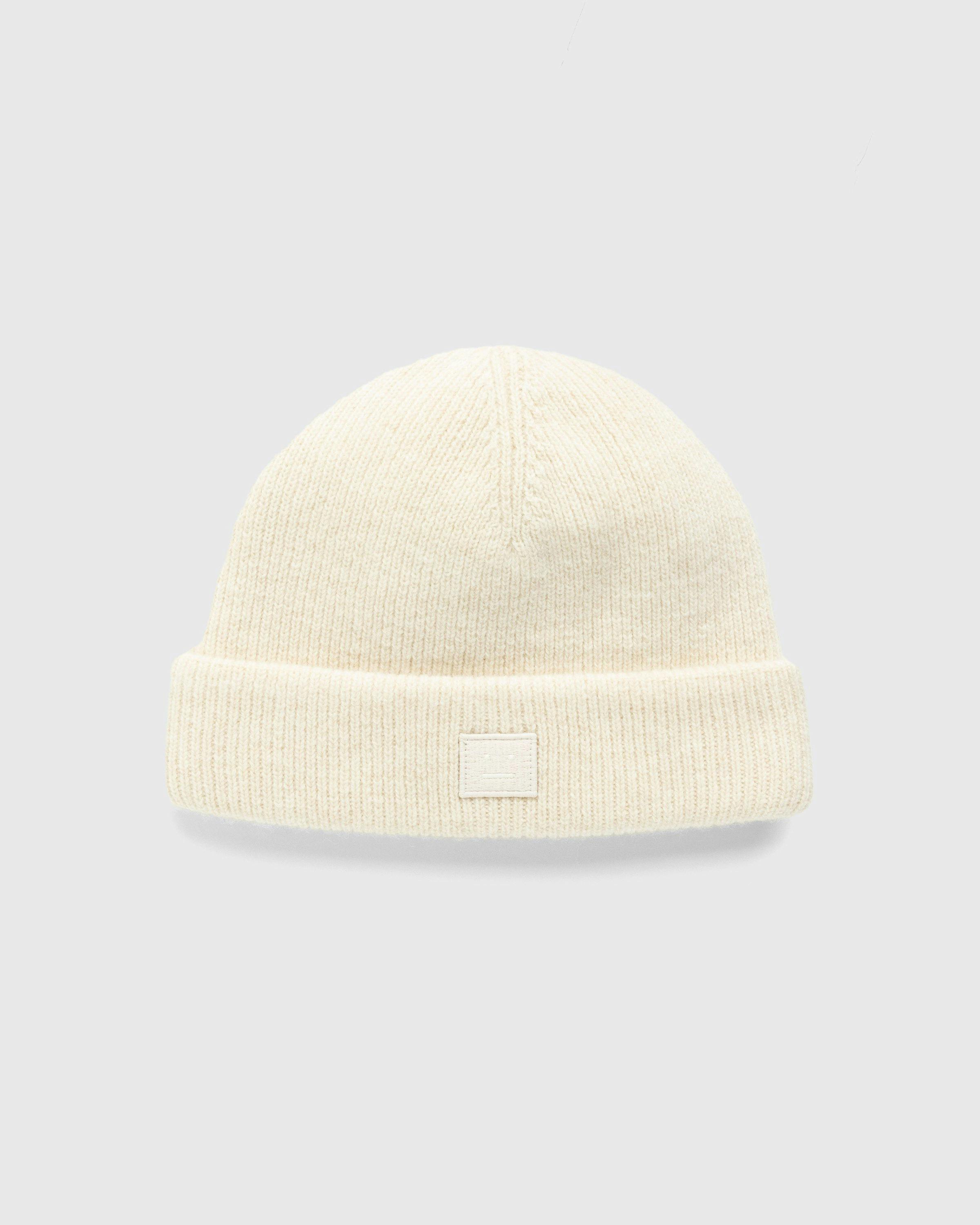 Acne Studios - Rib Knit Beanie Oatmeal Melange - Accessories - Beige - Image 2