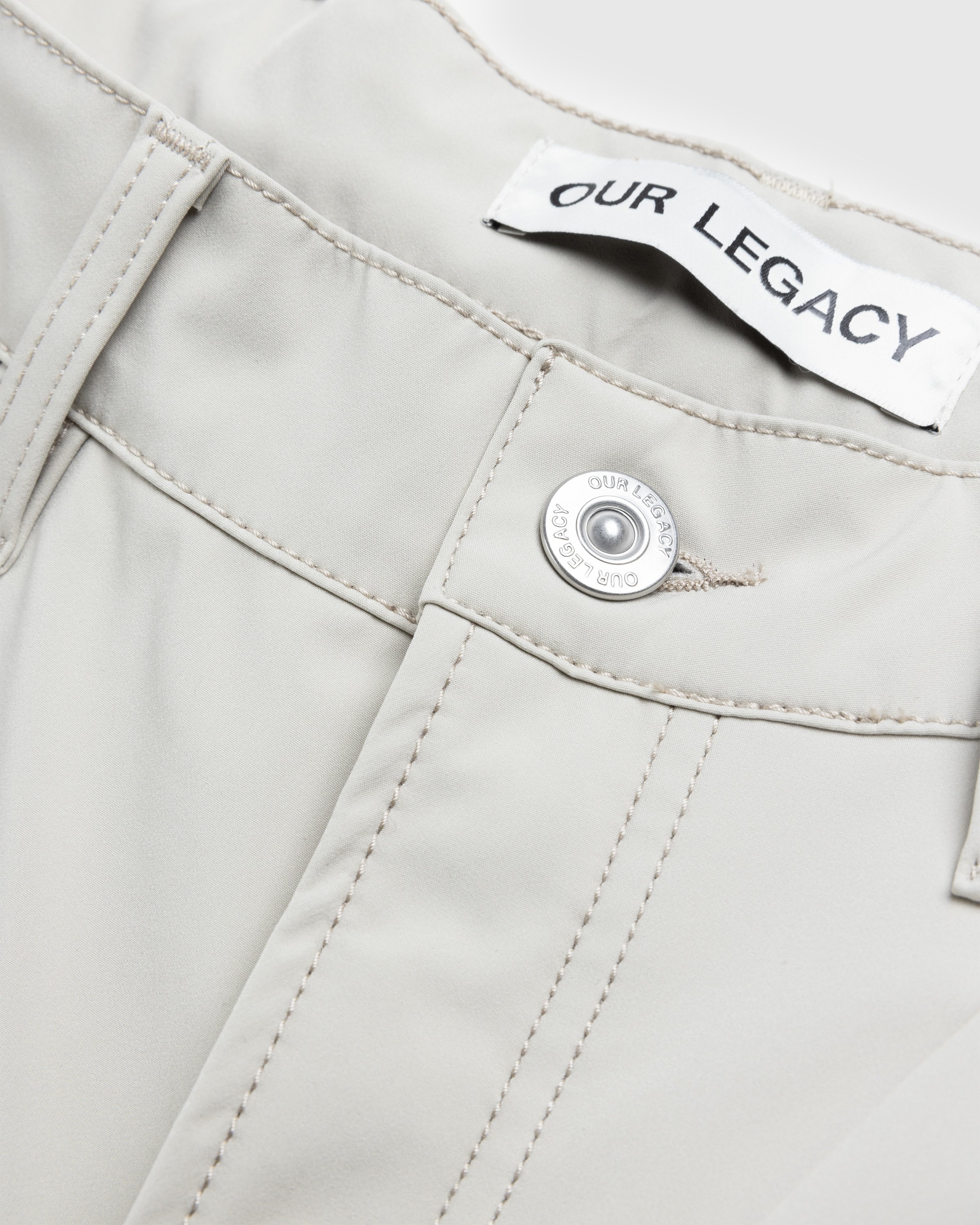 Our Legacy - Formal Cut Dusty White Muted Scuba - Clothing - Beige - Image 5