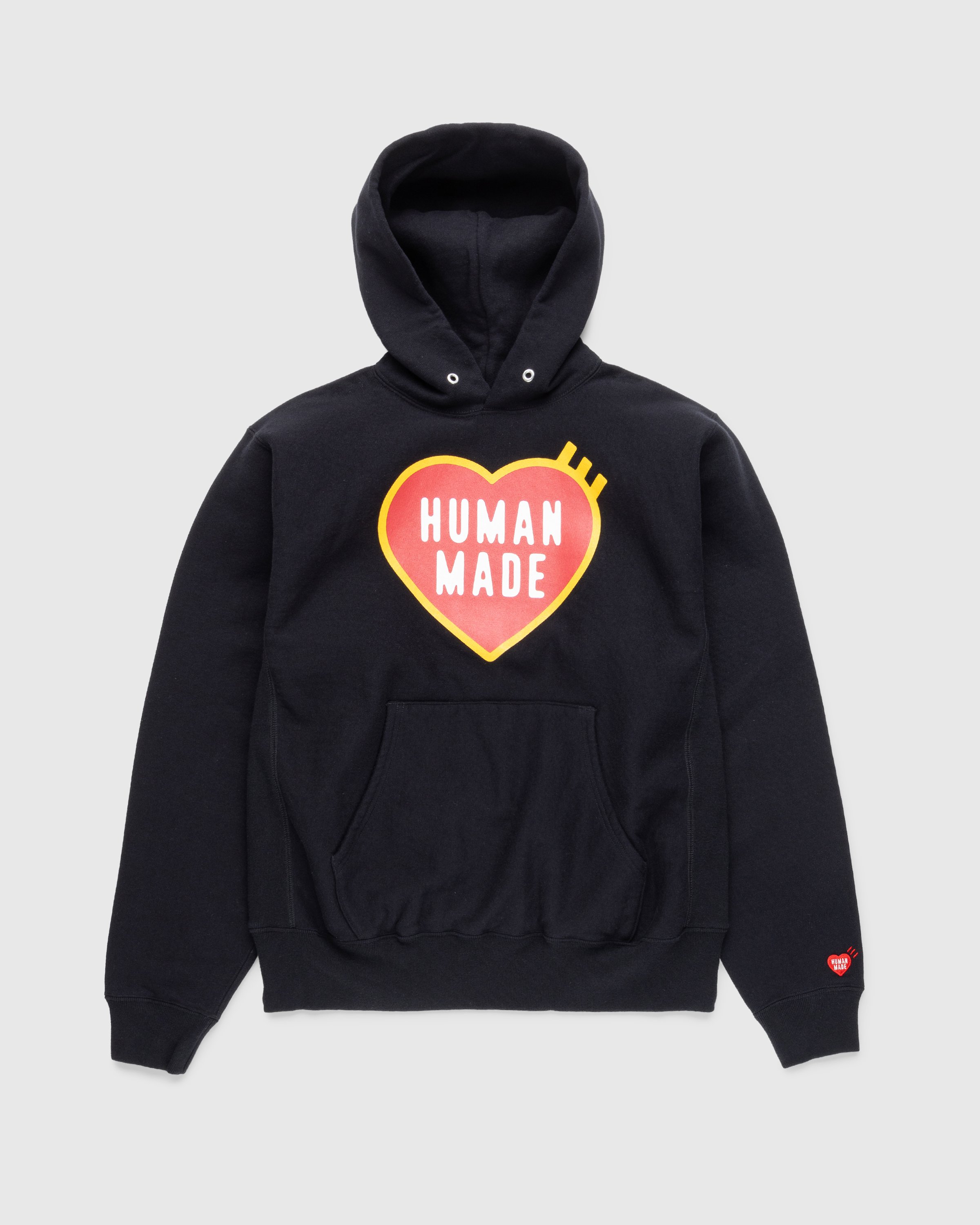 Human Made - Heart Logo Hoodie Black - Clothing - Black - Image 1