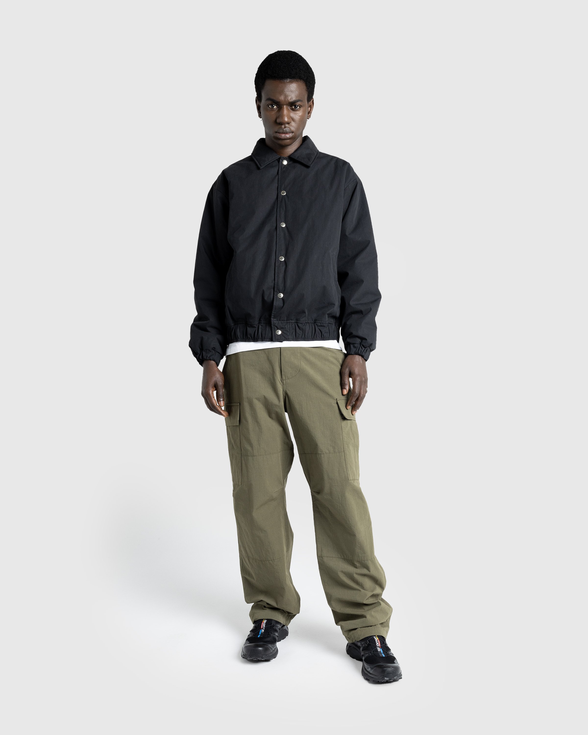 Highsnobiety HS05 - Reverse Piping Insulated Bomber - Clothing - Black - Image 4