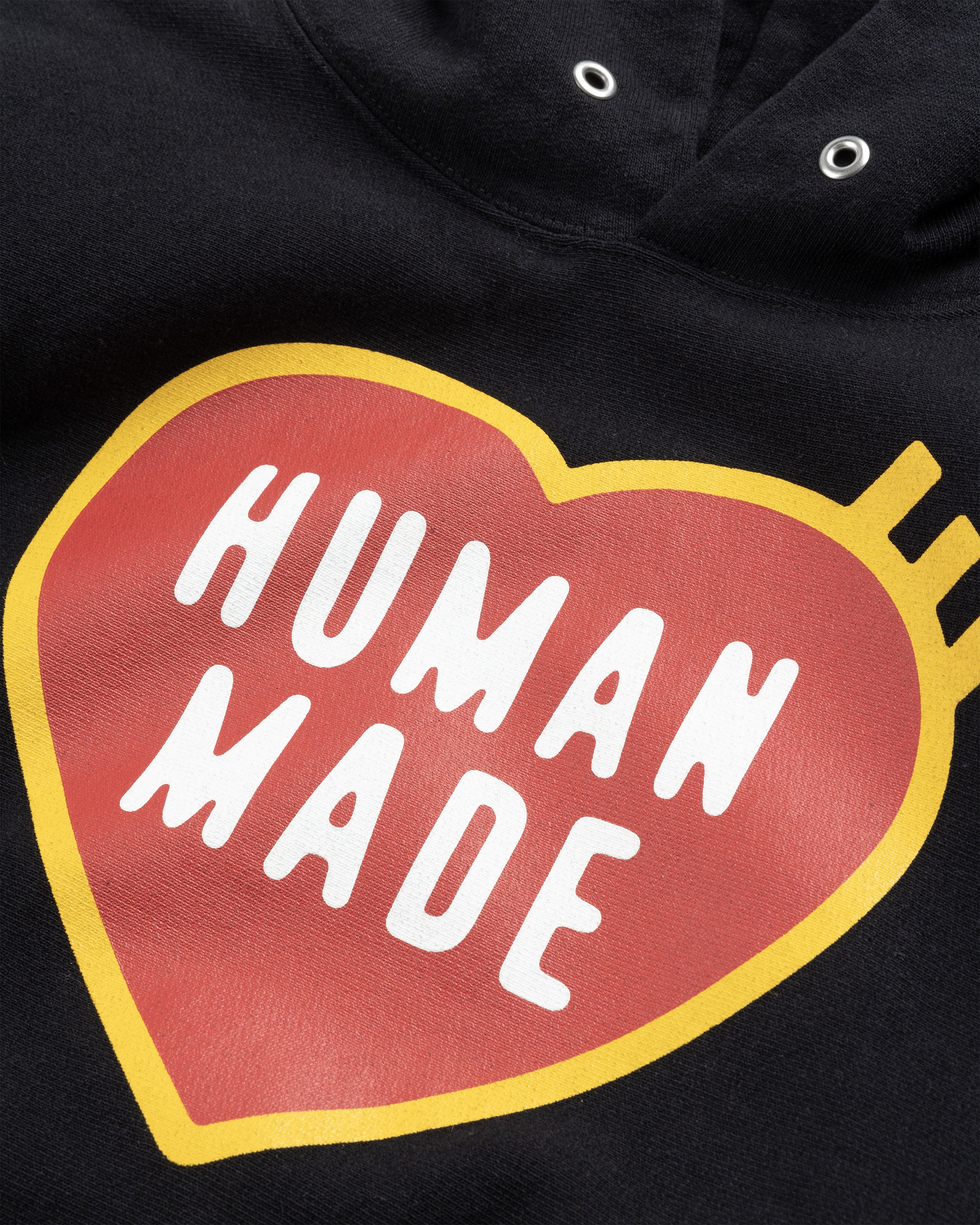 Human Made - Heart Logo Hoodie Black - Clothing - Black - Image 6