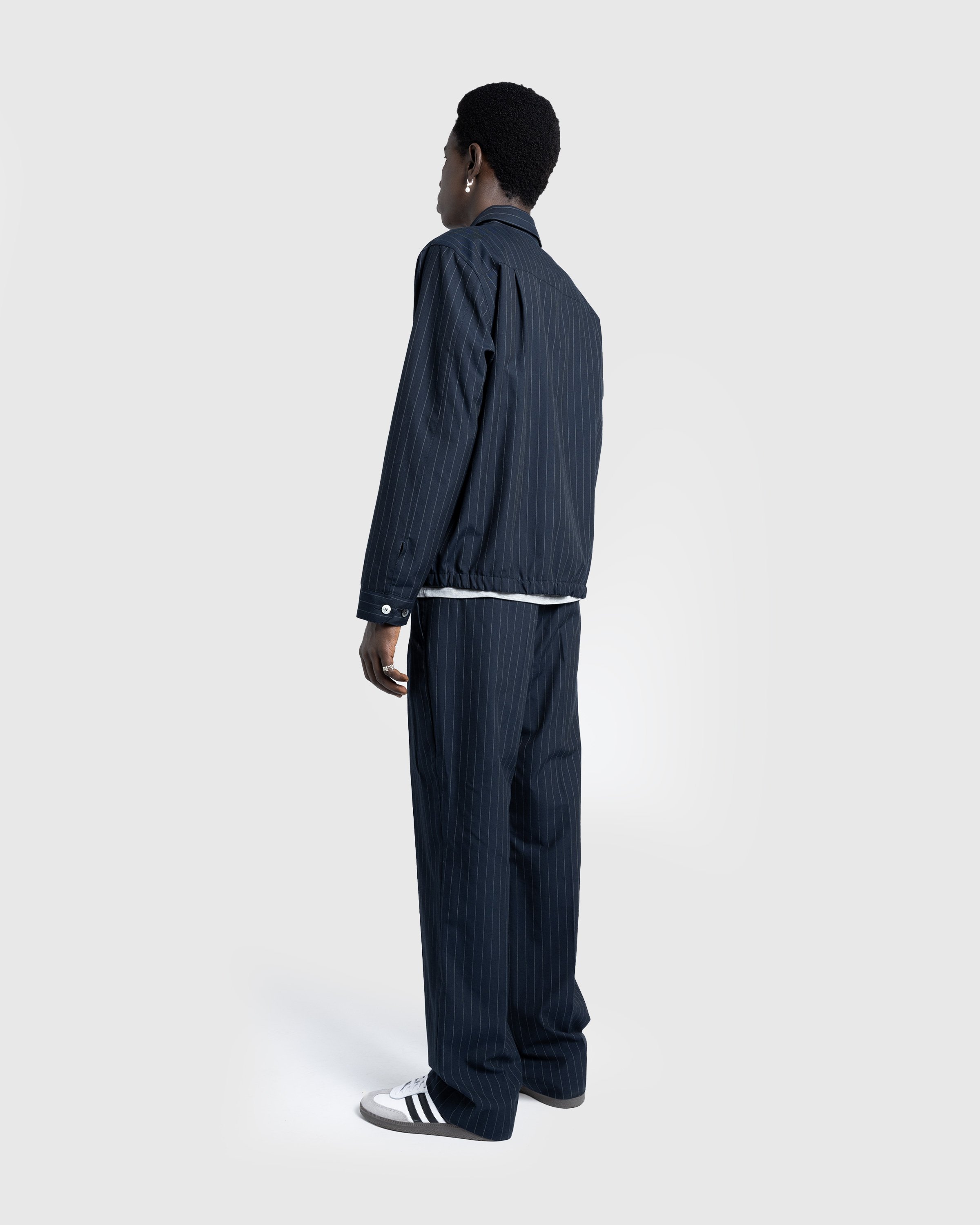 Highsnobiety HS05 - Tropical Suiting Jacket Stripes Navy - Clothing - Stripes Navy - Image 5