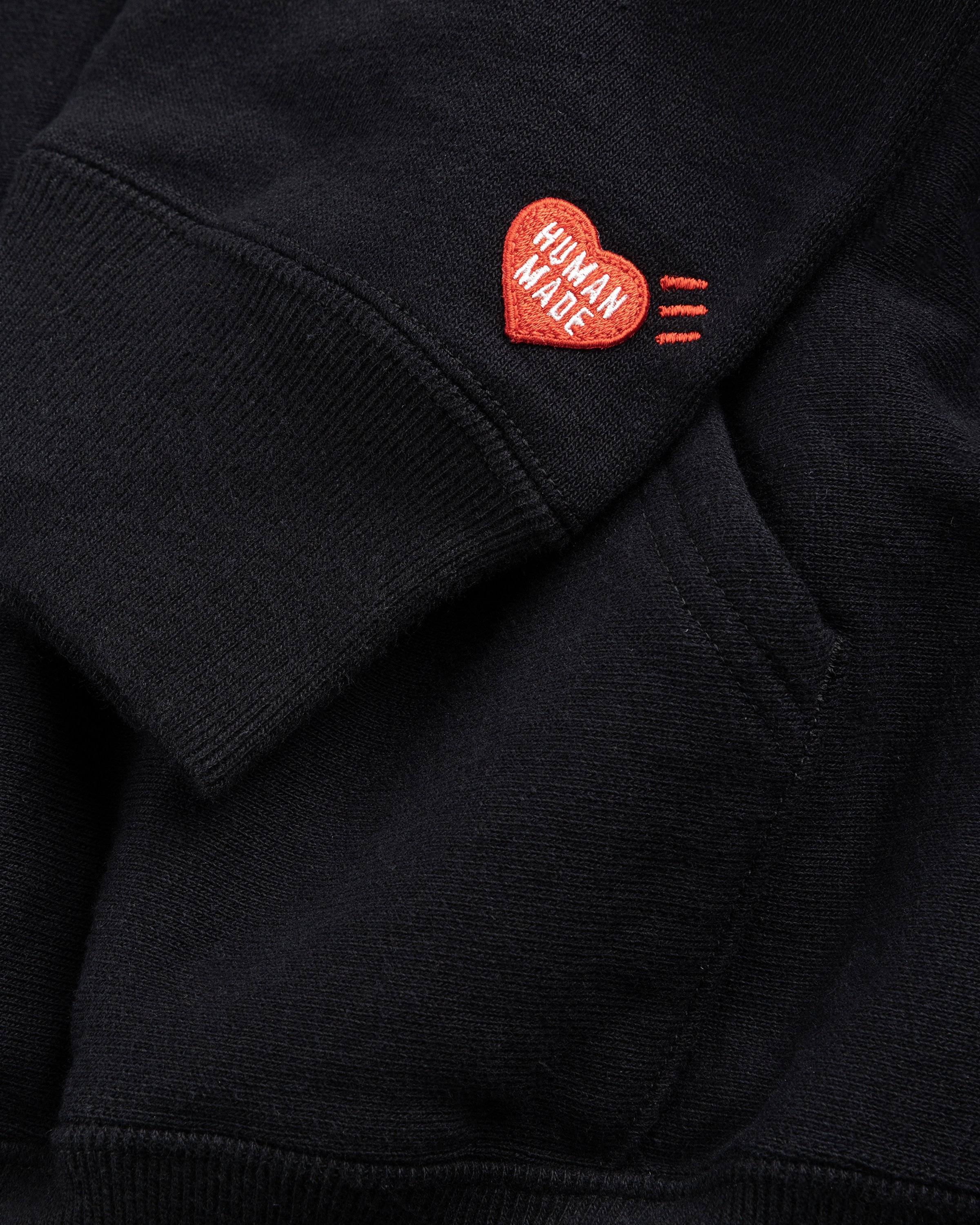 Human Made - Heart Logo Hoodie Black - Clothing - Black - Image 7