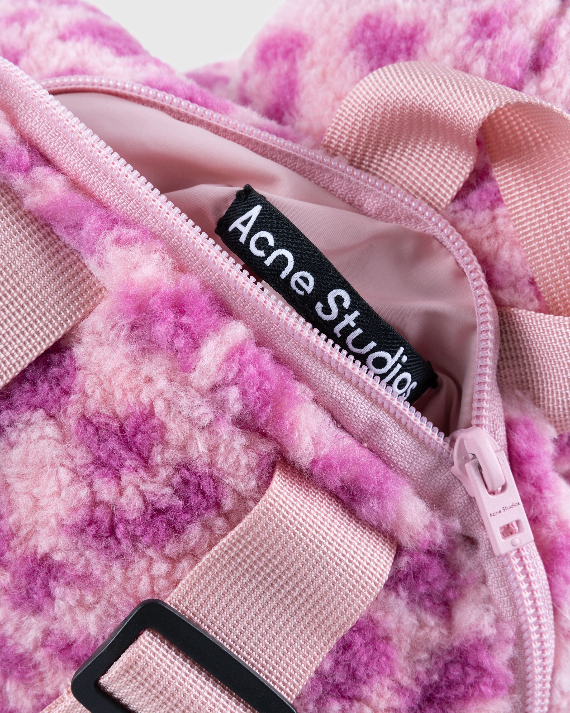 Acne Studios - Teddy Backpack Pink - Accessories - Pink - Image 5