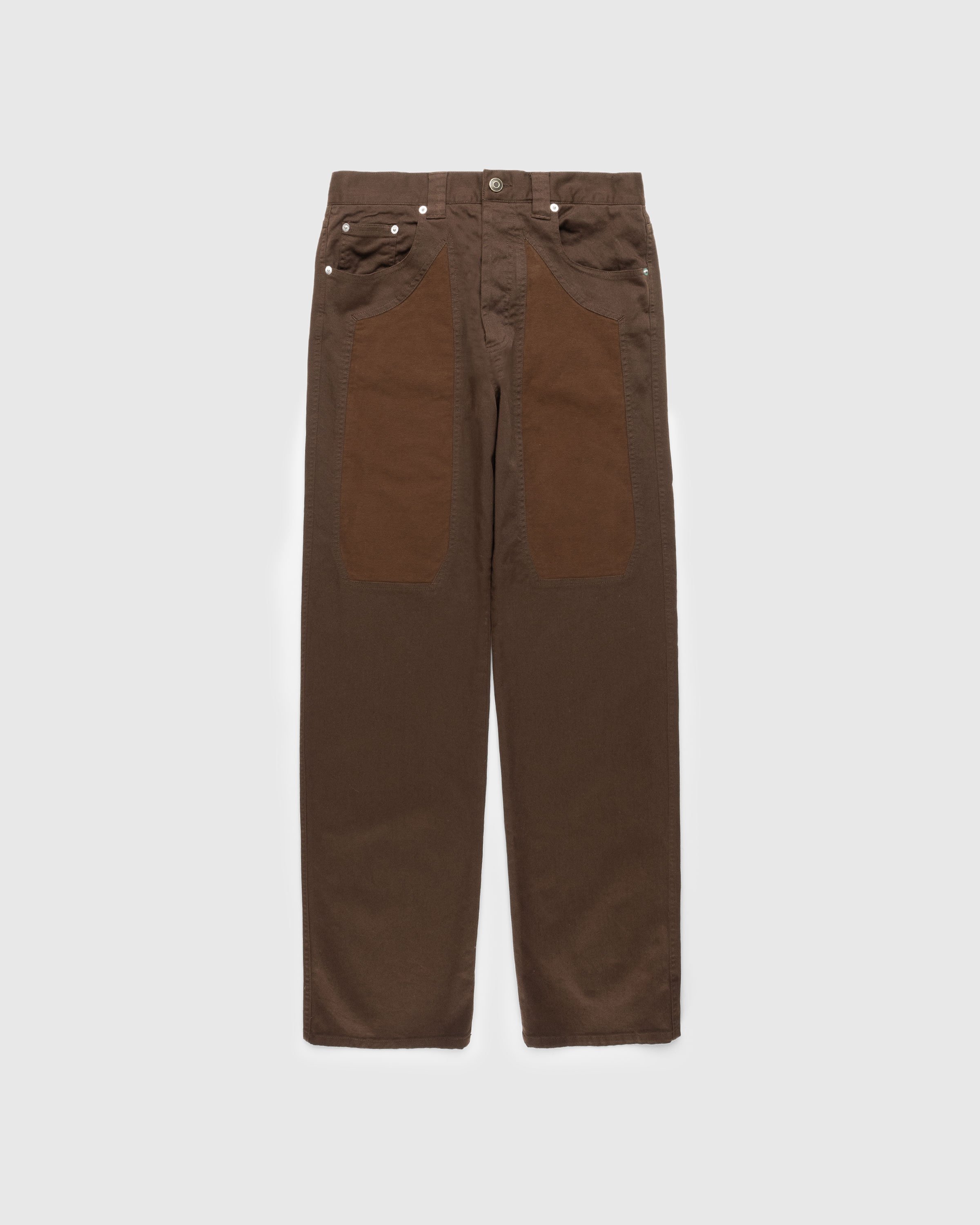 Winnie New York - Panelled Straight-Leg Jeans Brown - Clothing - Brown - Image 1