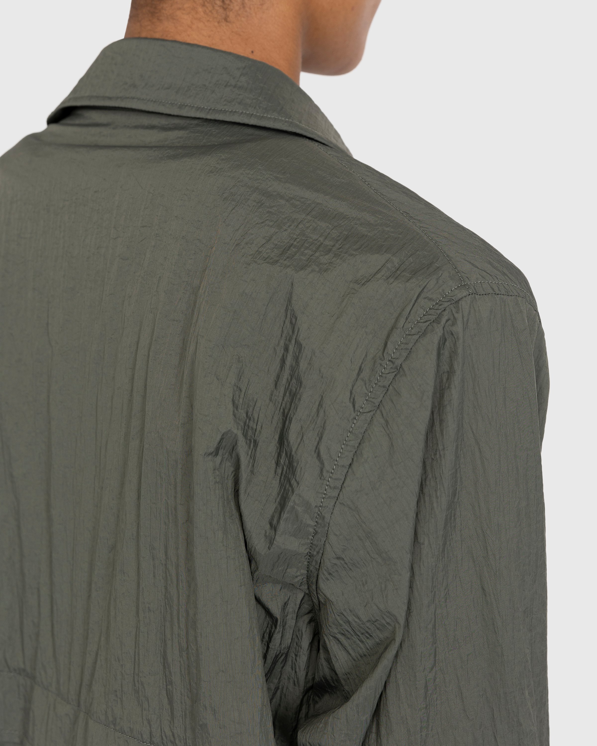 Highsnobiety - Crinkle Nylon Mac Khaki - Clothing - Green - Image 8