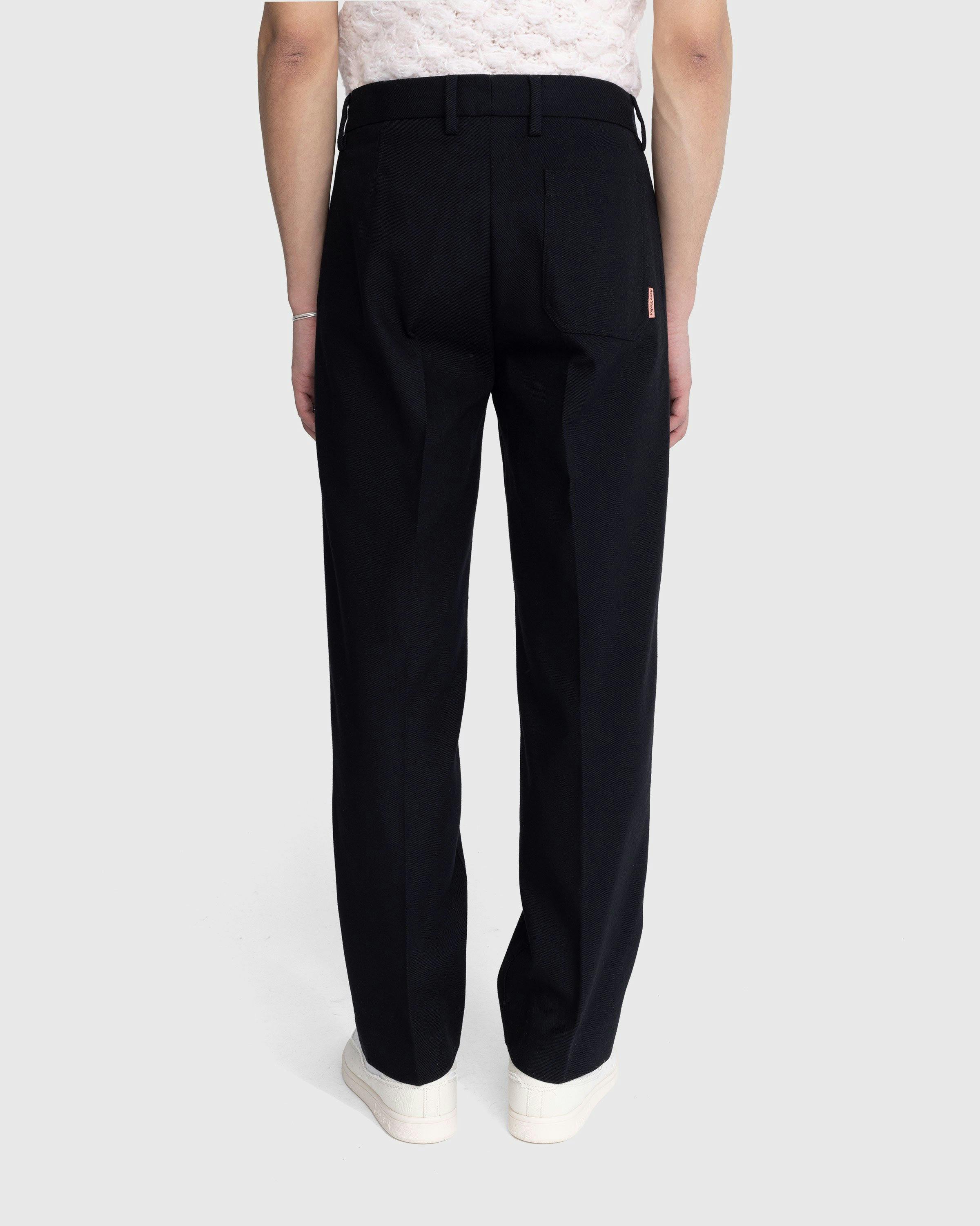 Acne Studios - Regular Fit Trousers Black - Clothing - Black - Image 3