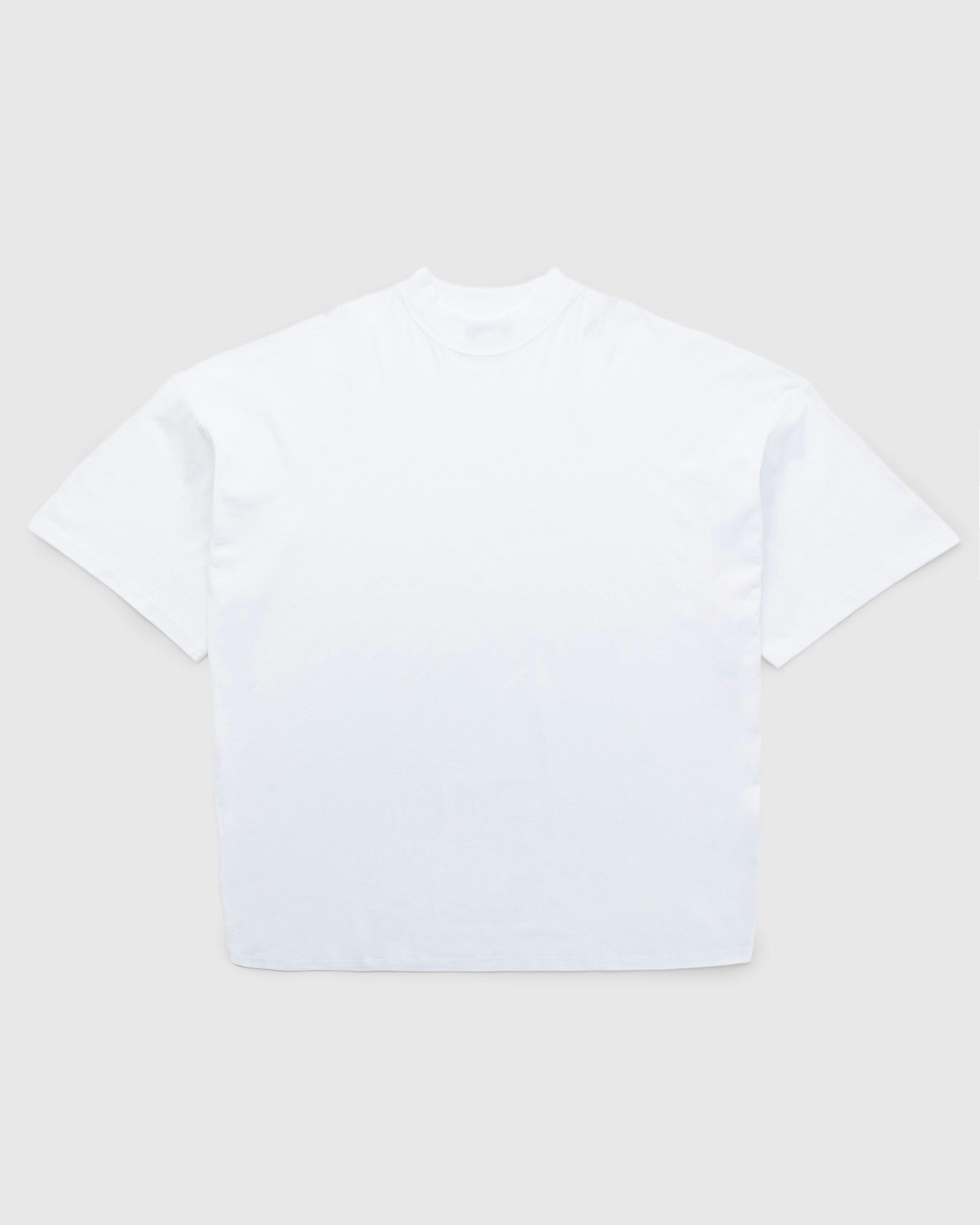 Jil Sander - Mock Neck T-Shirt White - Clothing - White - Image 1