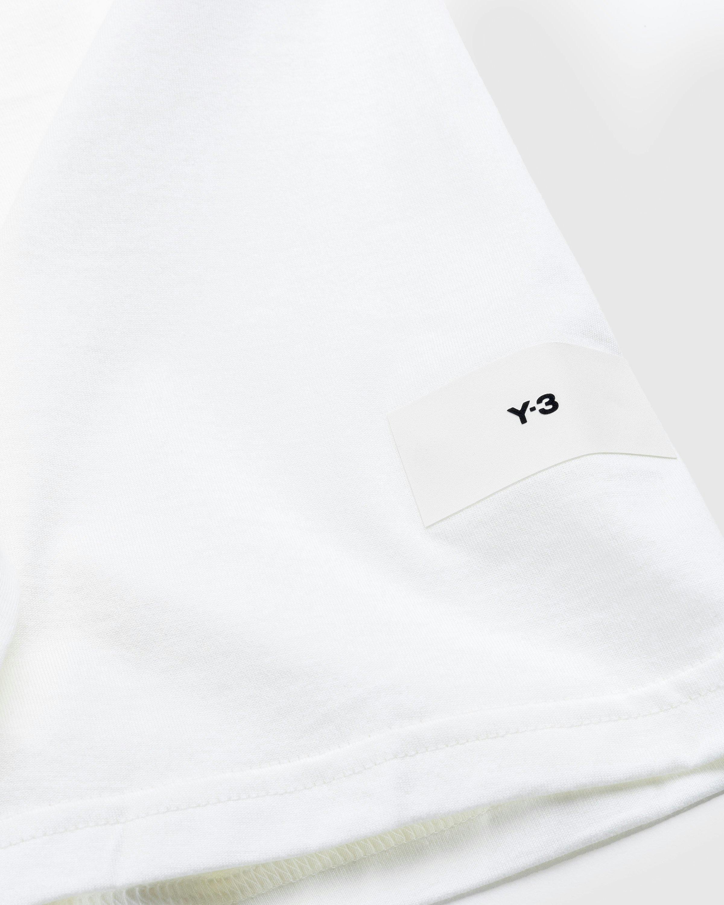 Y-3 - Boxy Cotton T-Shirt Off White - Clothing - White - Image 6