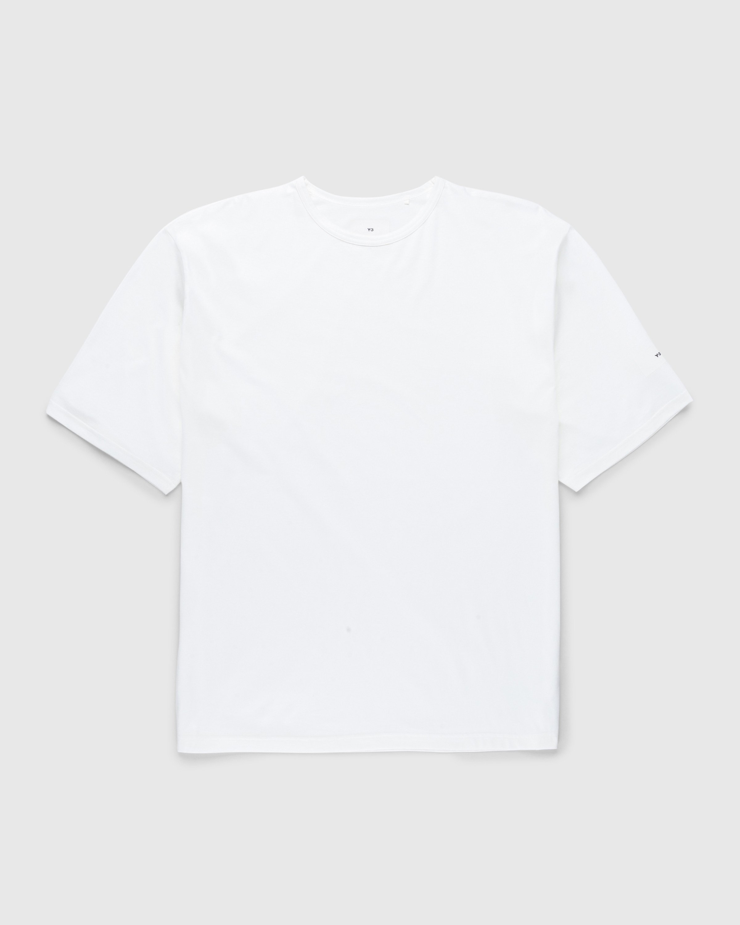 Y-3 - Boxy Cotton T-Shirt Off White - Clothing - White - Image 1