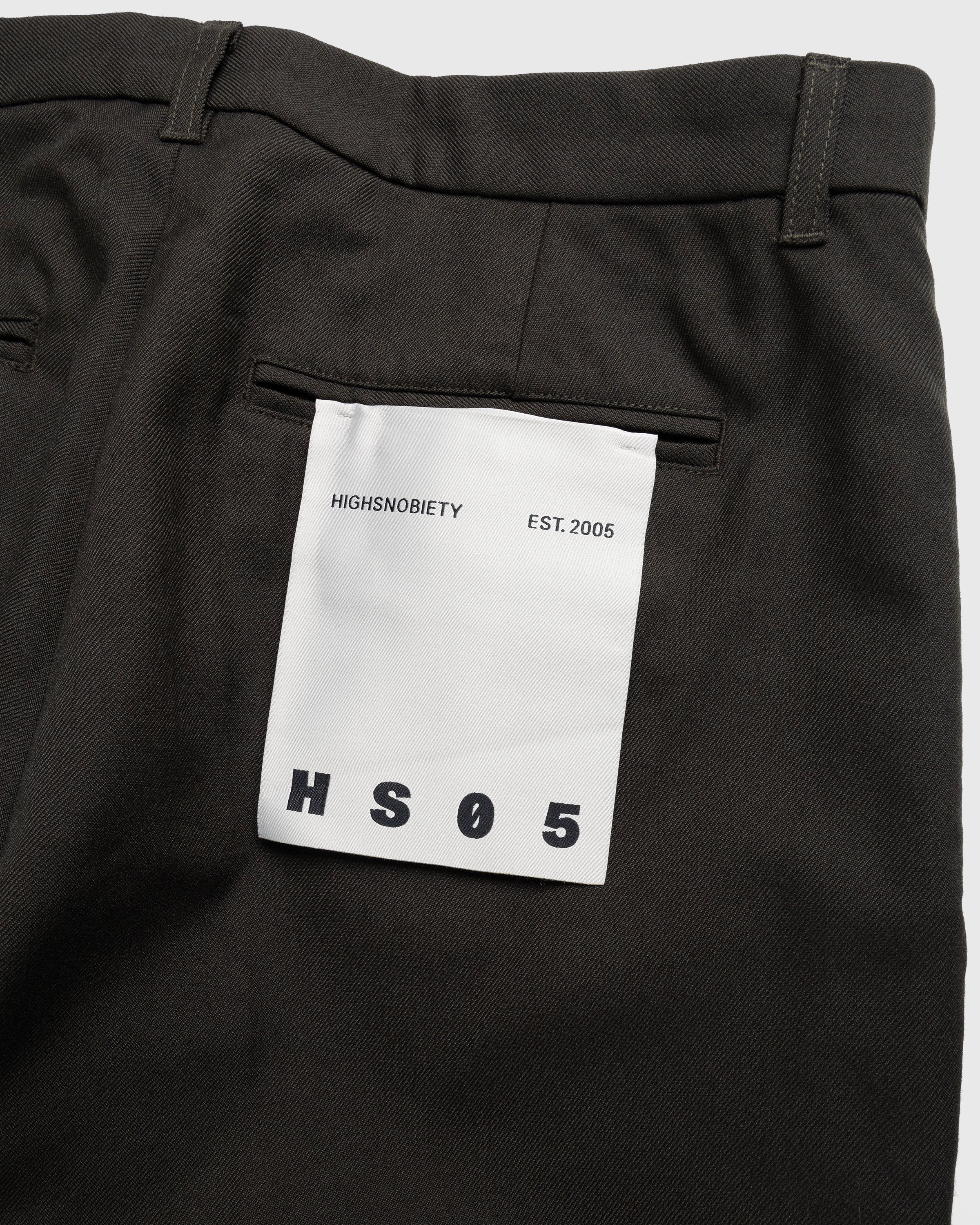 Highsnobiety HS05 - Wool Dress Pants Dark Grey - Clothing - Grey - Image 7