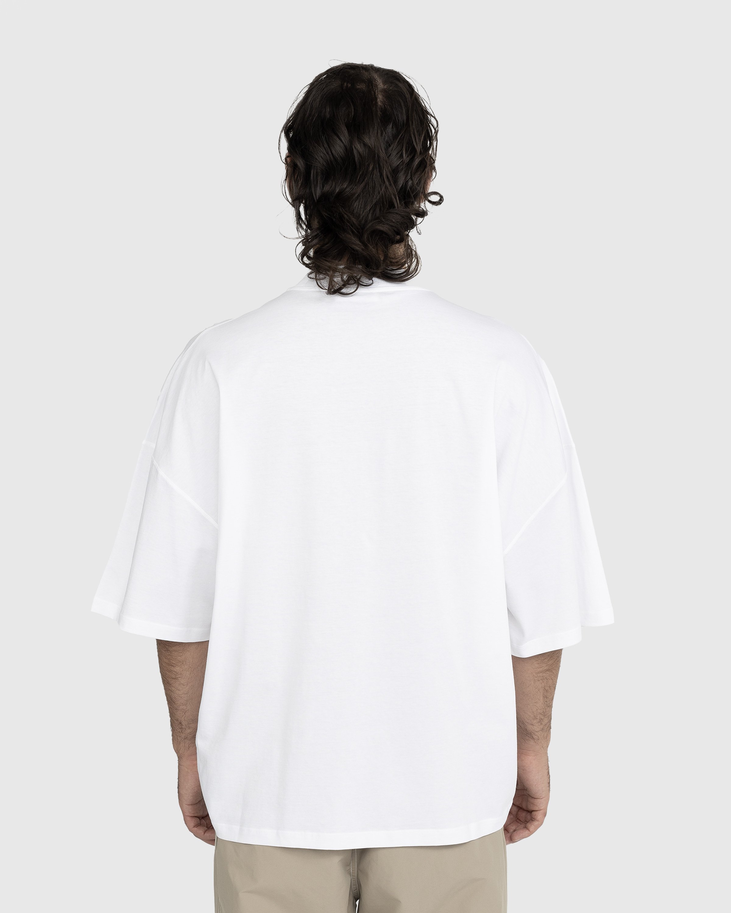 Jil Sander - Mock Neck T-Shirt White - Clothing - White - Image 4