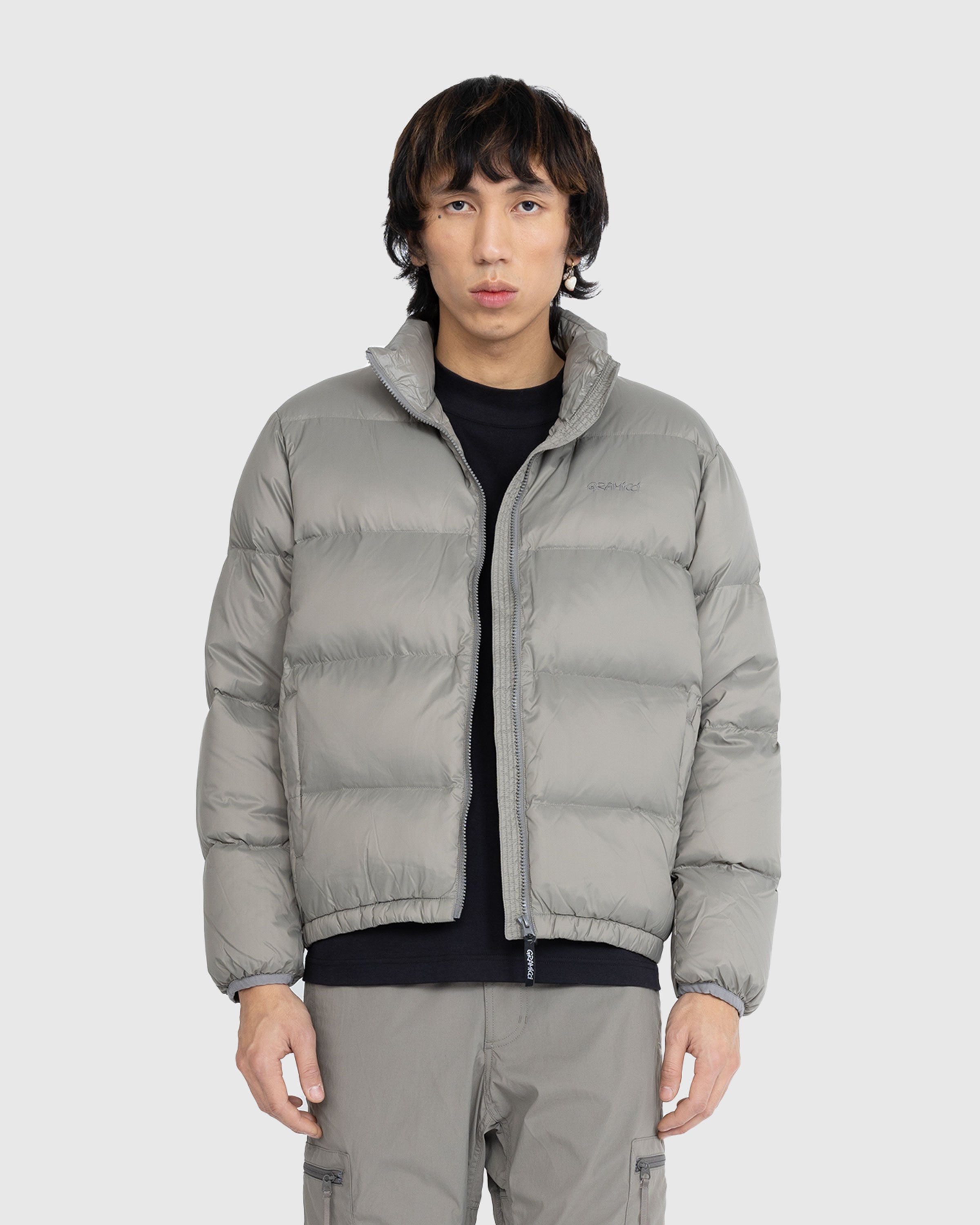 Gramicci - Down Puffer Jacket Seal Gray - Clothing - Grey - Image 2