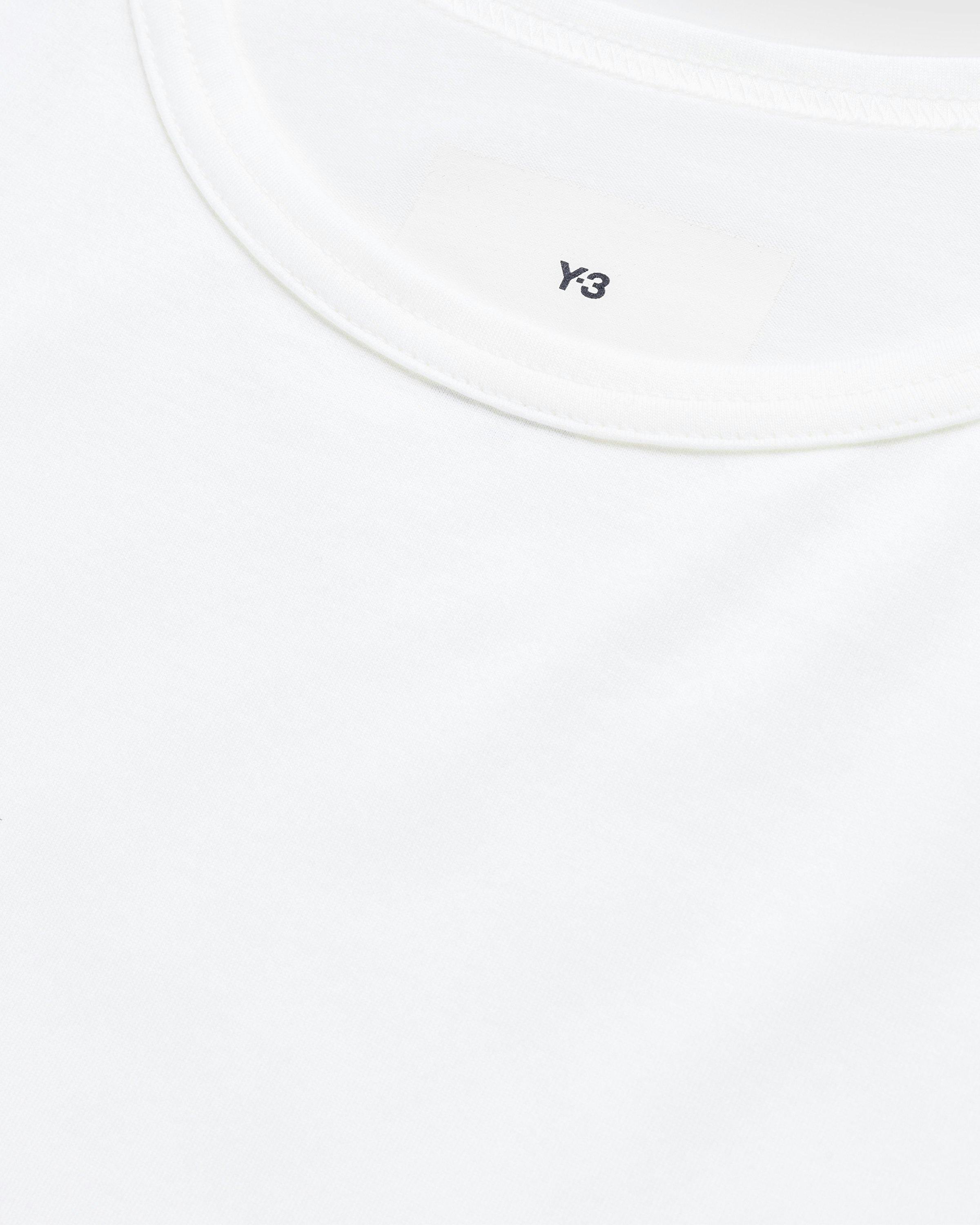 Y-3 - Boxy Cotton T-Shirt Off White - Clothing - White - Image 5