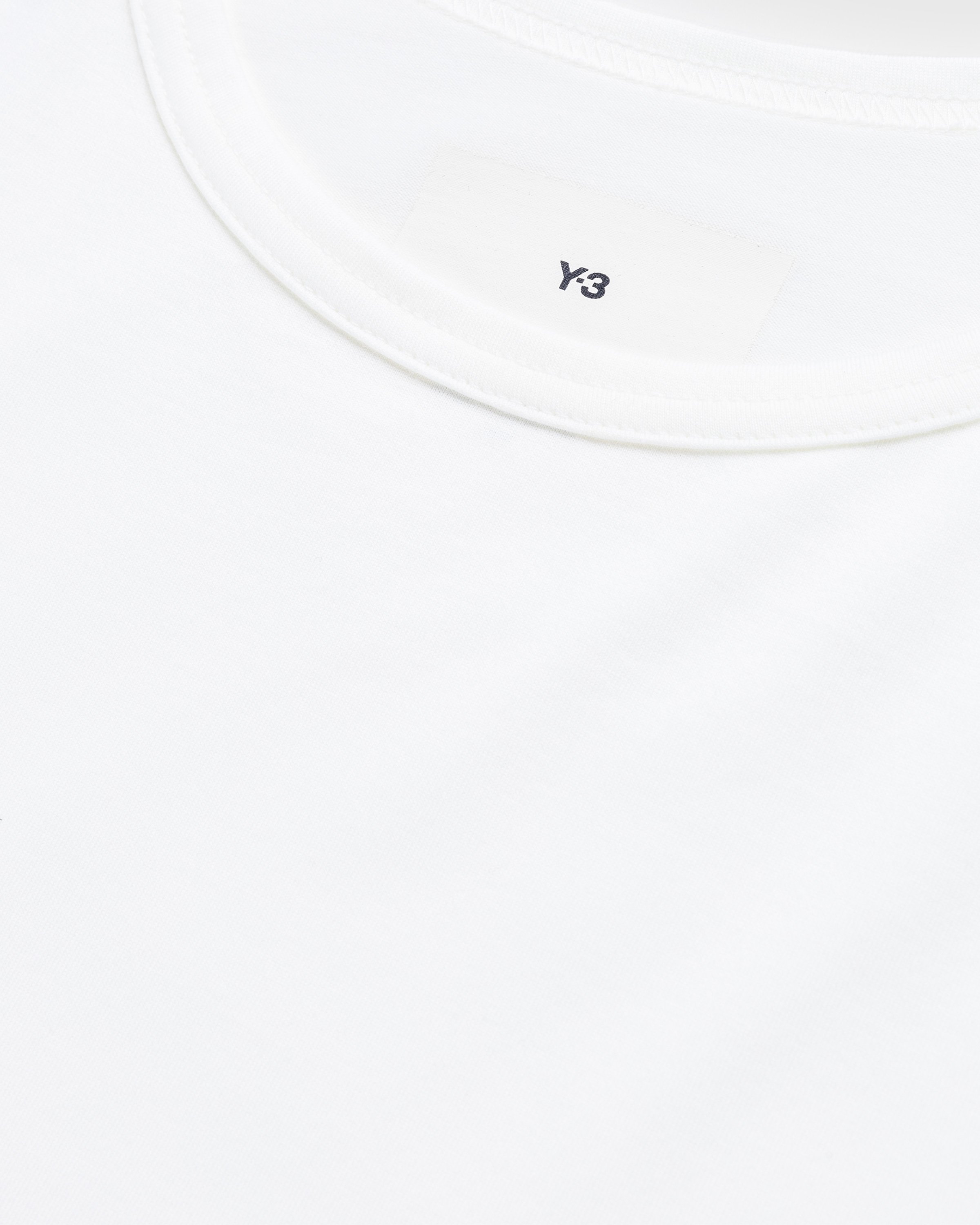 Y-3 - Boxy Cotton T-Shirt Off White - Clothing - White - Image 5