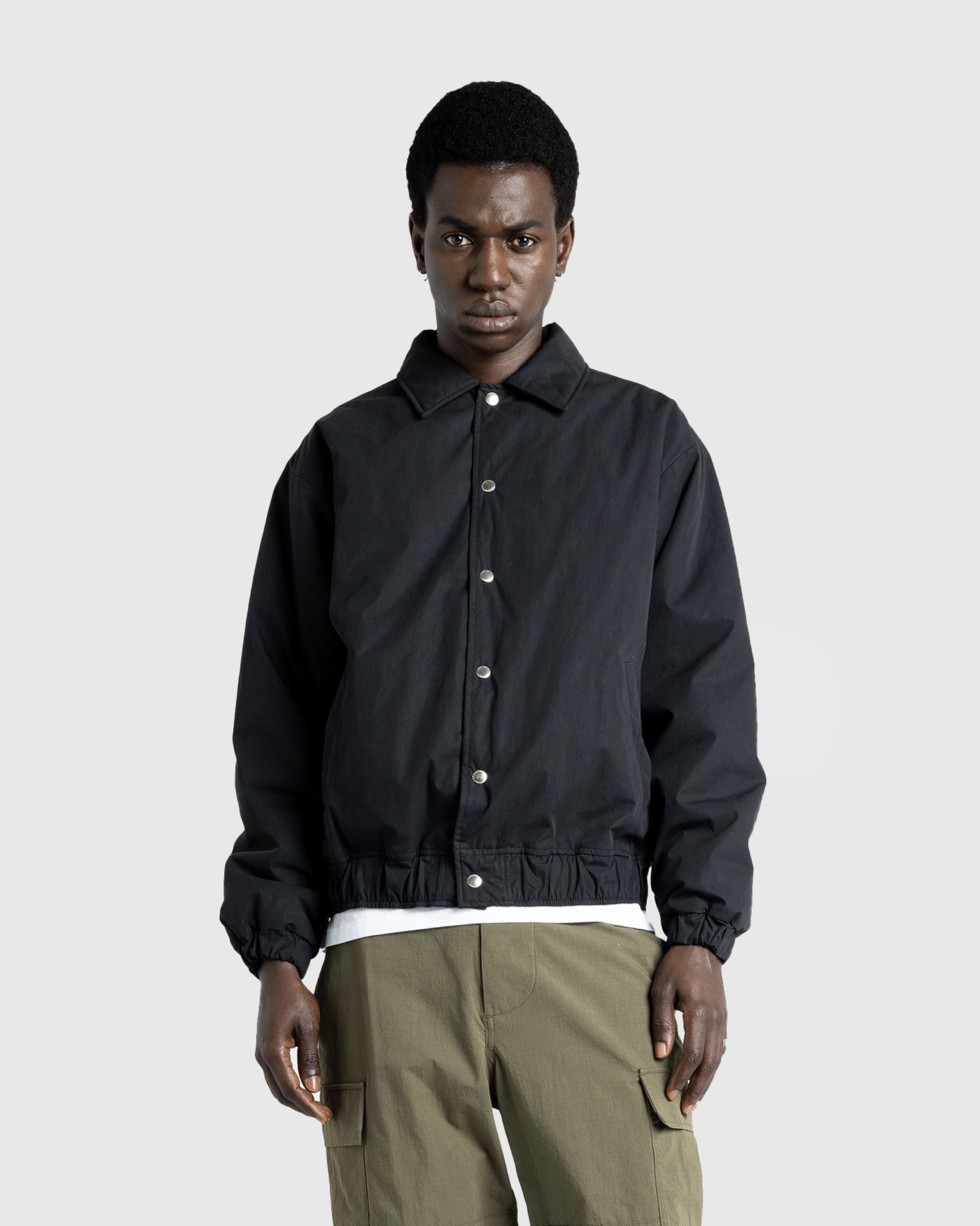 Highsnobiety HS05 - Reverse Piping Insulated Bomber - Clothing - Black - Image 3