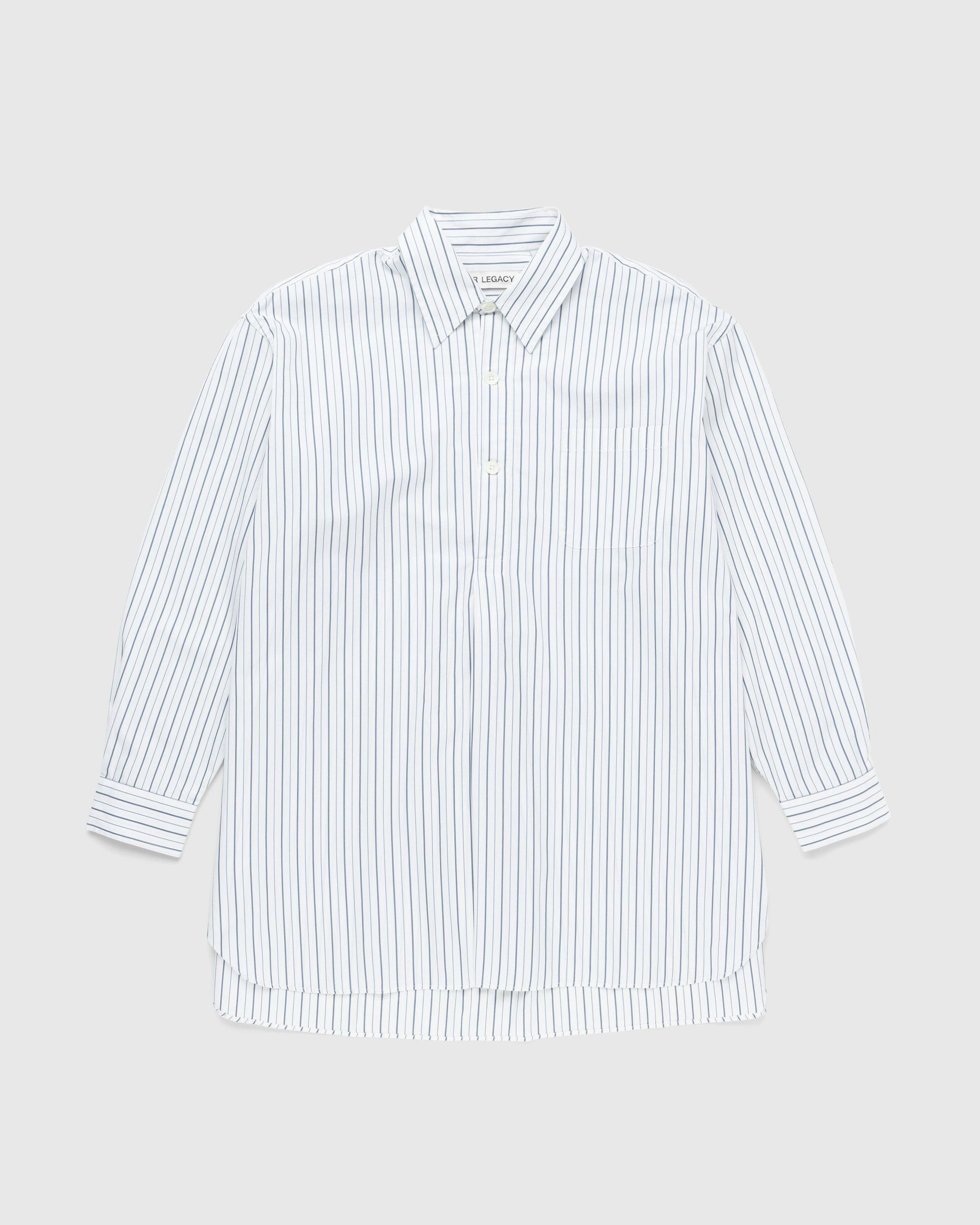 Our Legacy - Popover Shirt Olympic White Stripe - Clothing - White - Image 1