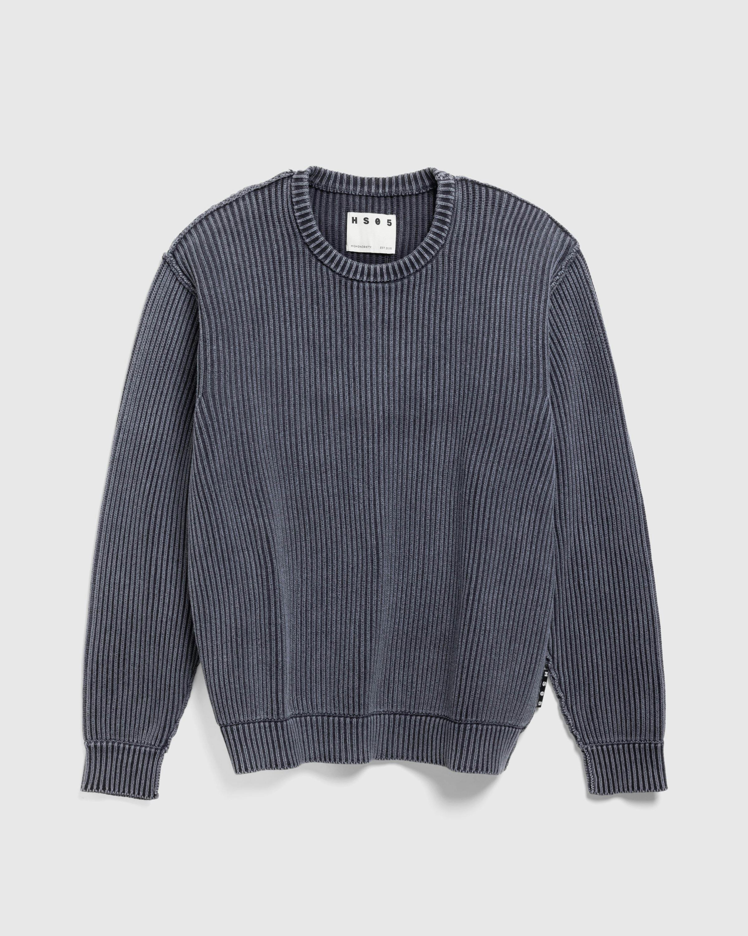 Highsnobiety HS05 - Pigment Dyed Sweater Washed Black - Clothing - Washed Black - Image 1