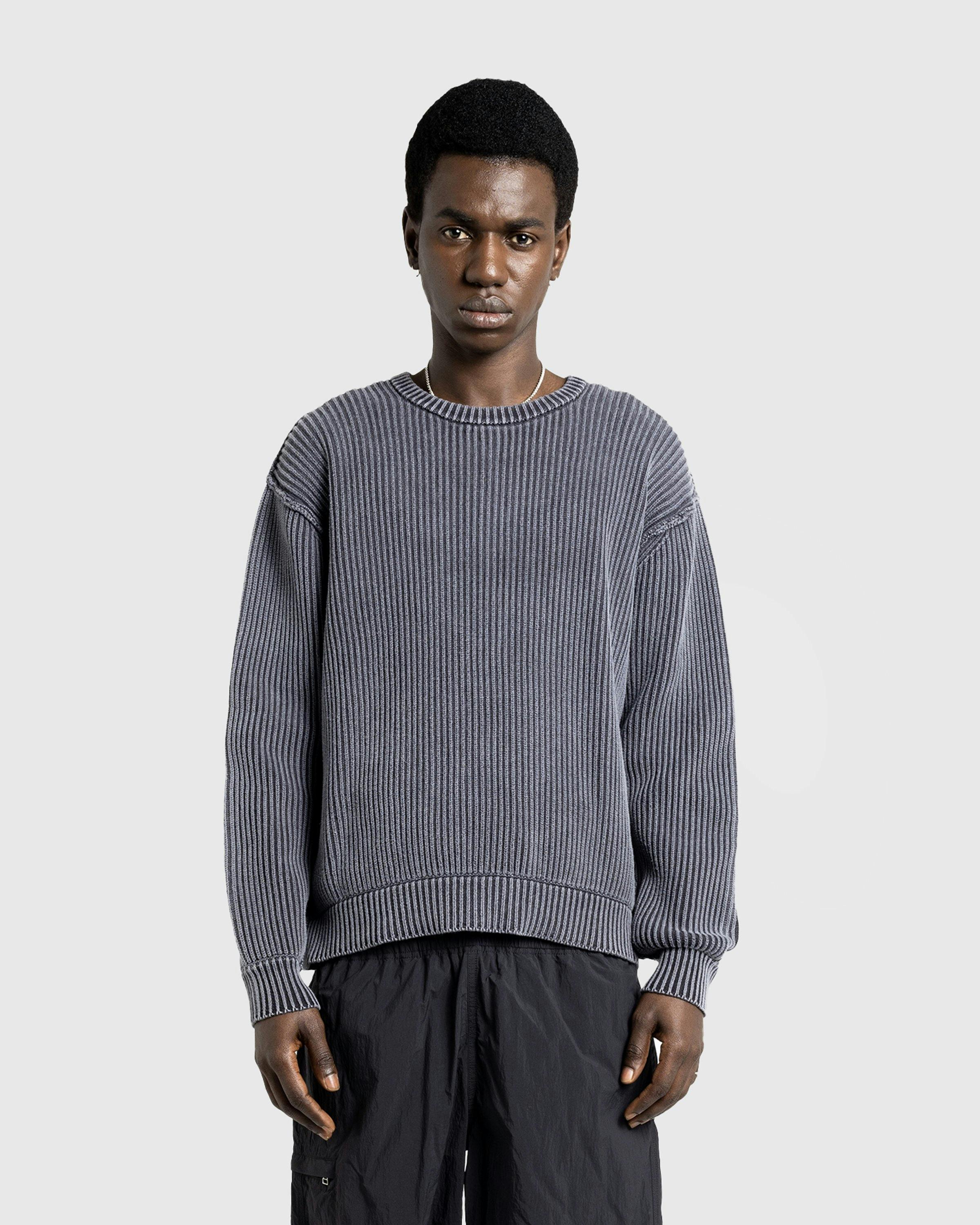 Highsnobiety HS05 - Pigment Dyed Sweater Washed Black - Clothing - Washed Black - Image 3