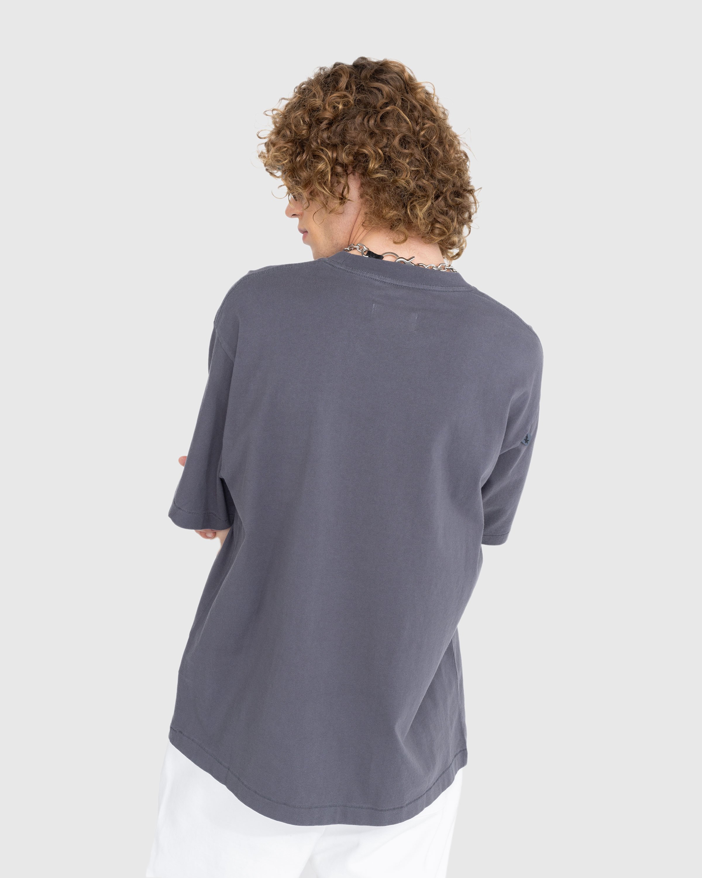 BAPE x Highsnobiety - Heavy Washed T-Shirt Charcoal - Clothing - Grey - Image 3