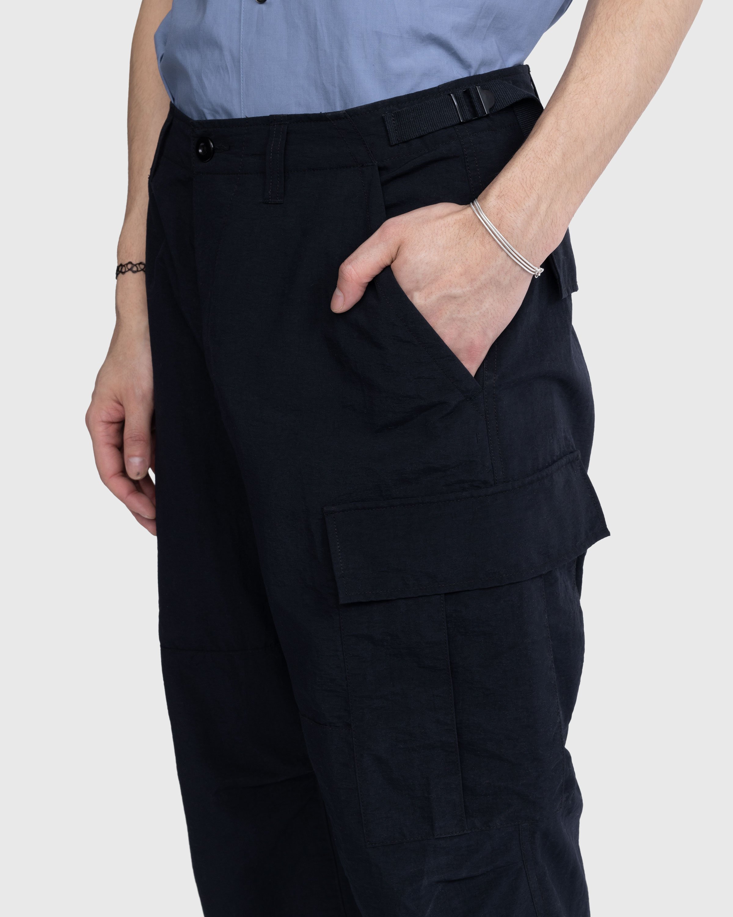 Highsnobiety - Nylon Cargo Pants Black - Clothing - Black - Image 5