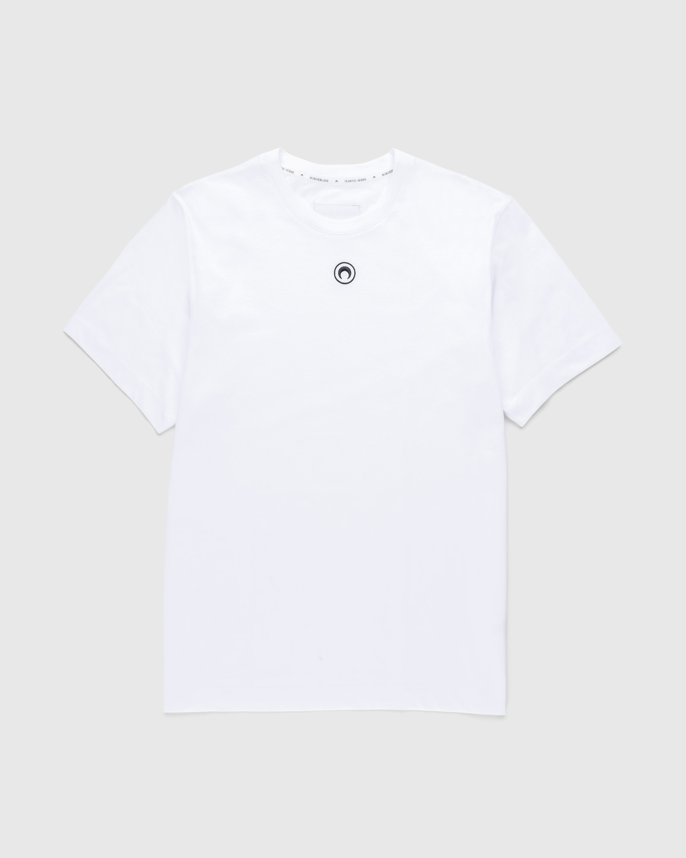 Marine Serre - Organic Cotton T-Shirt White - Clothing - White - Image 1