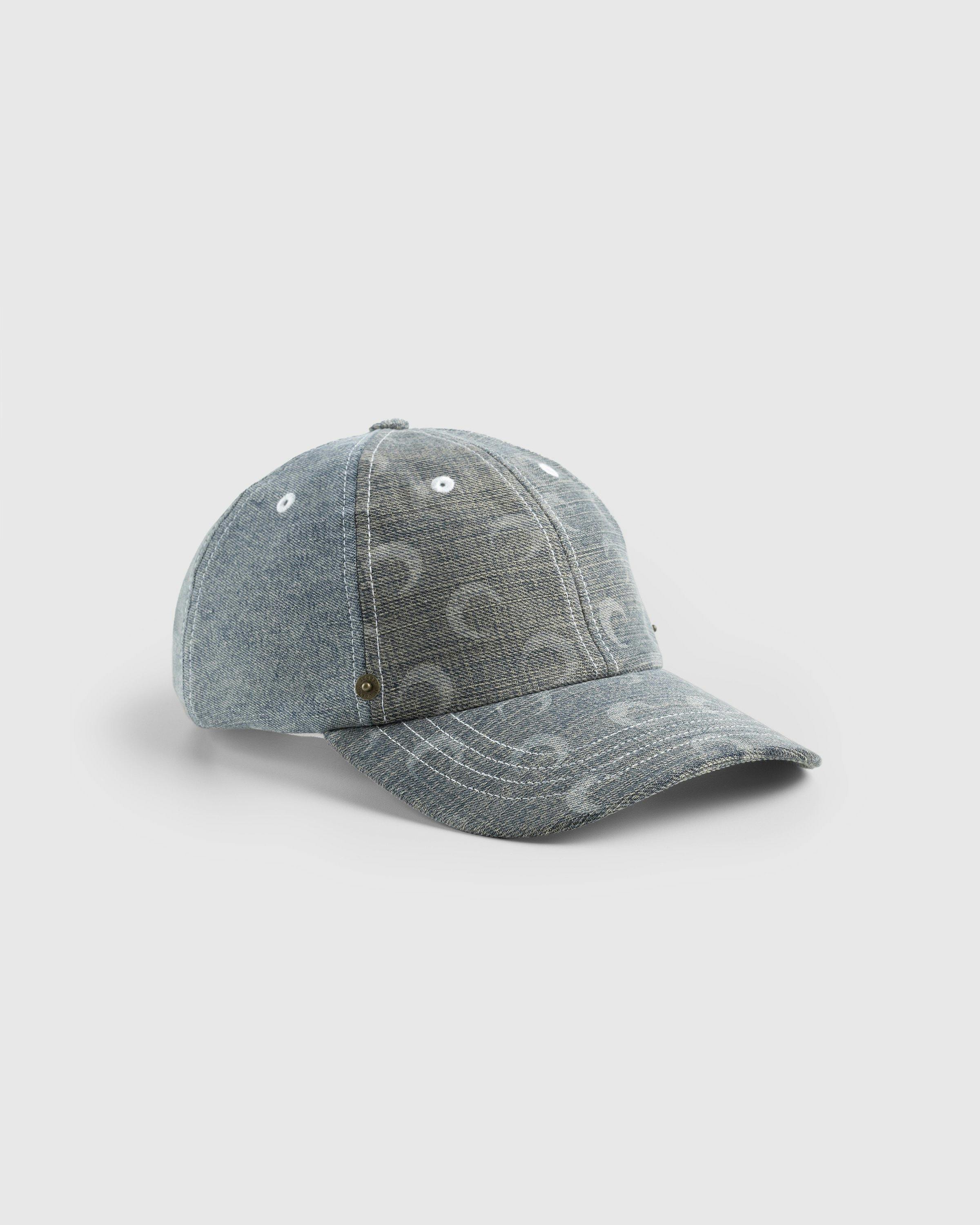 Marine Serre - Regenerated Denim Baseball Cap Grey - Accessories - undefined - Image 1