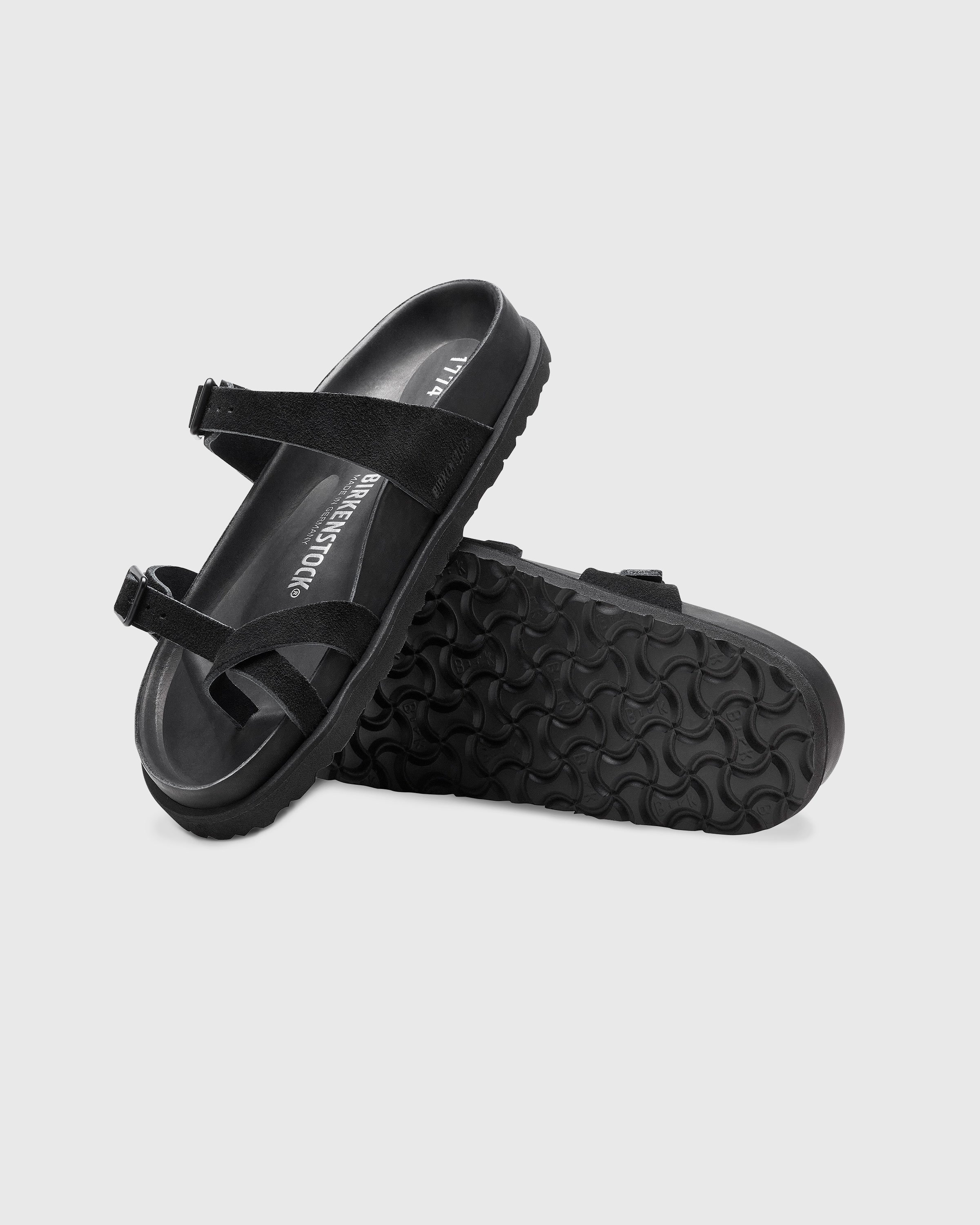 Birkenstock - Mayari Suede Leather Black - Footwear - Black - Image 3