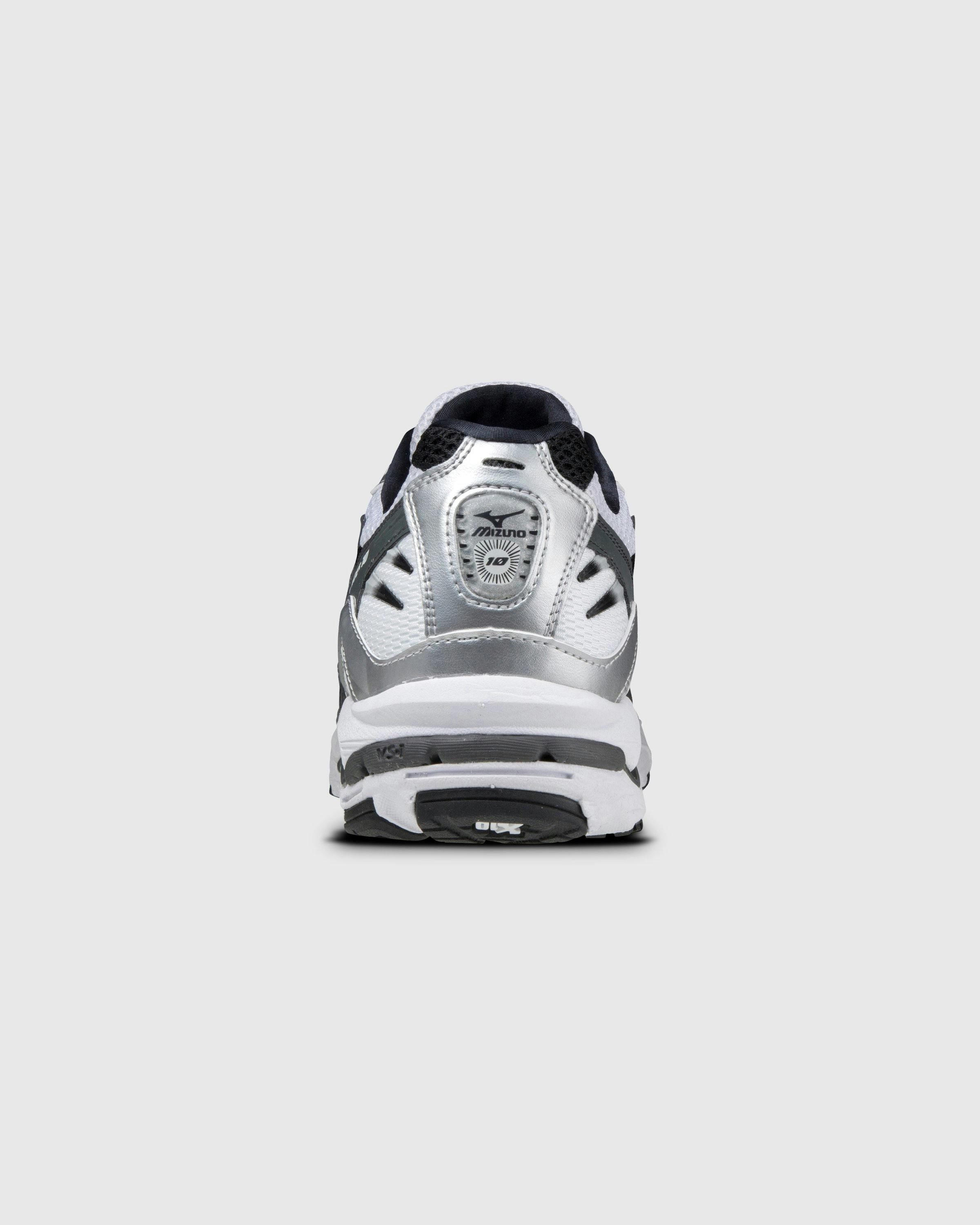 Mizuno - Wave Rider 10 White/Silver/Black - Footwear - Multi - Image 4