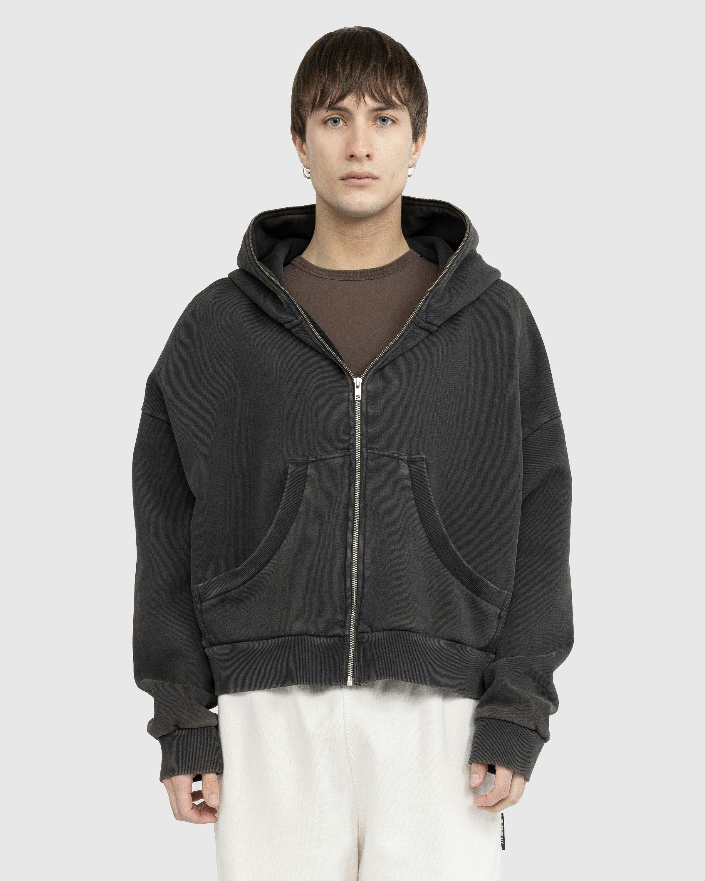 関送込【Entire Studios】ETERNAL ZIP ENTIRE STUDIOS Eternal Zip Hoodie | Black | FARFETCH