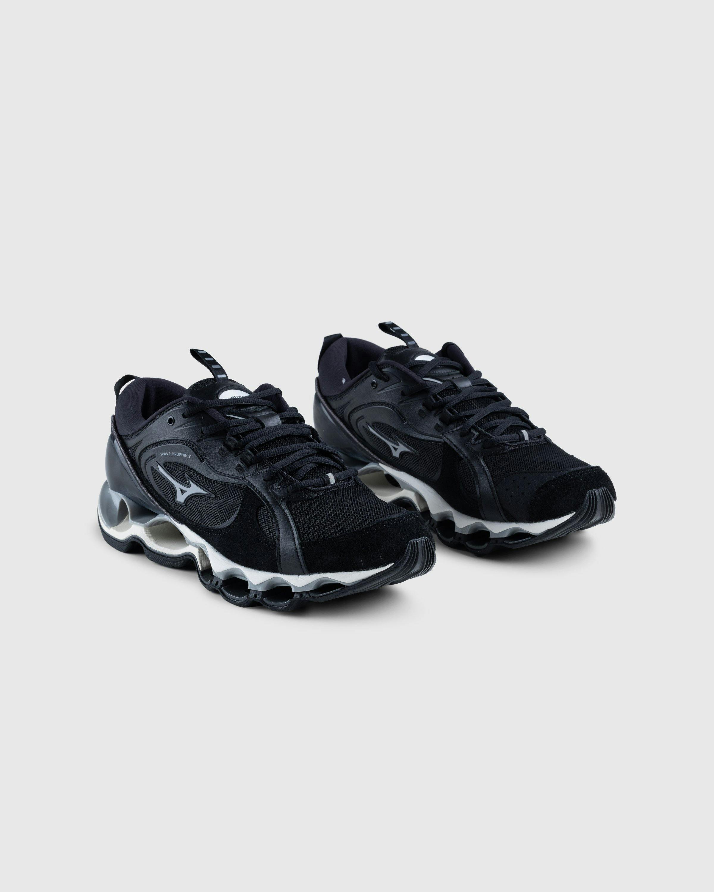 Mizuno - Wave Prophecy 2 Black/Mist/White - Footwear - Black - Image 3